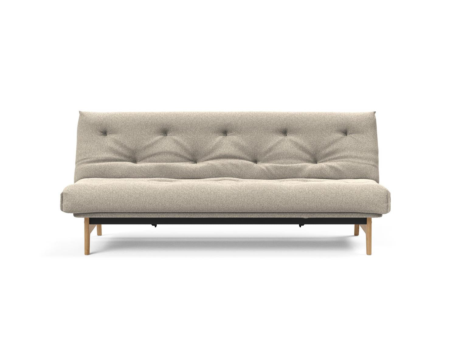 Stylisches Aslak 120 Bettsofa Nordic mit weichem Soft Spring Bezug, perfekt für entspannte Abende und modernes Wohndesign.