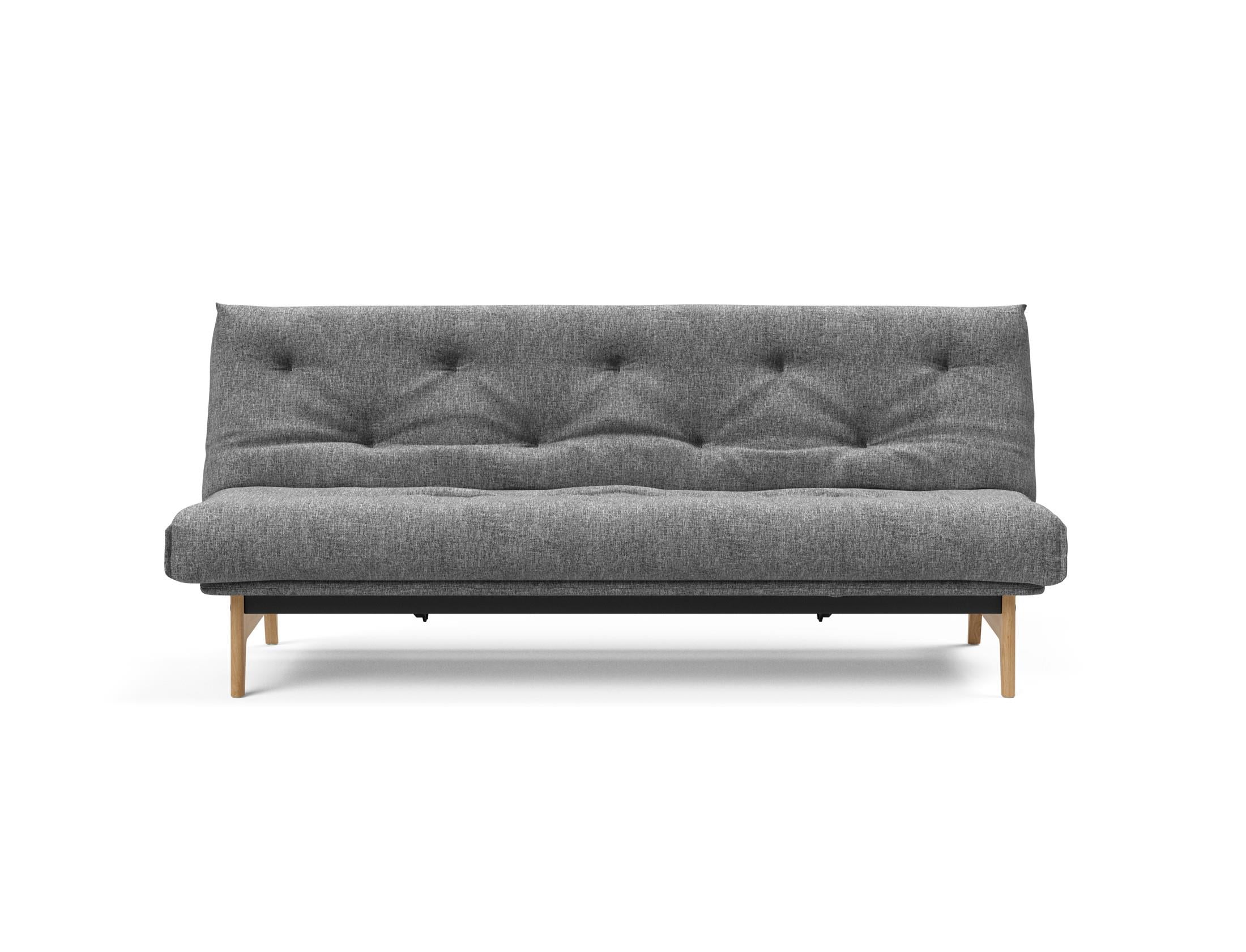 Elegantes Aslak 120 Bettsofa Nordic mit komfortablem Soft Spring Bezug, ideal für gemütliche Stunden und modernes Wohndesign.