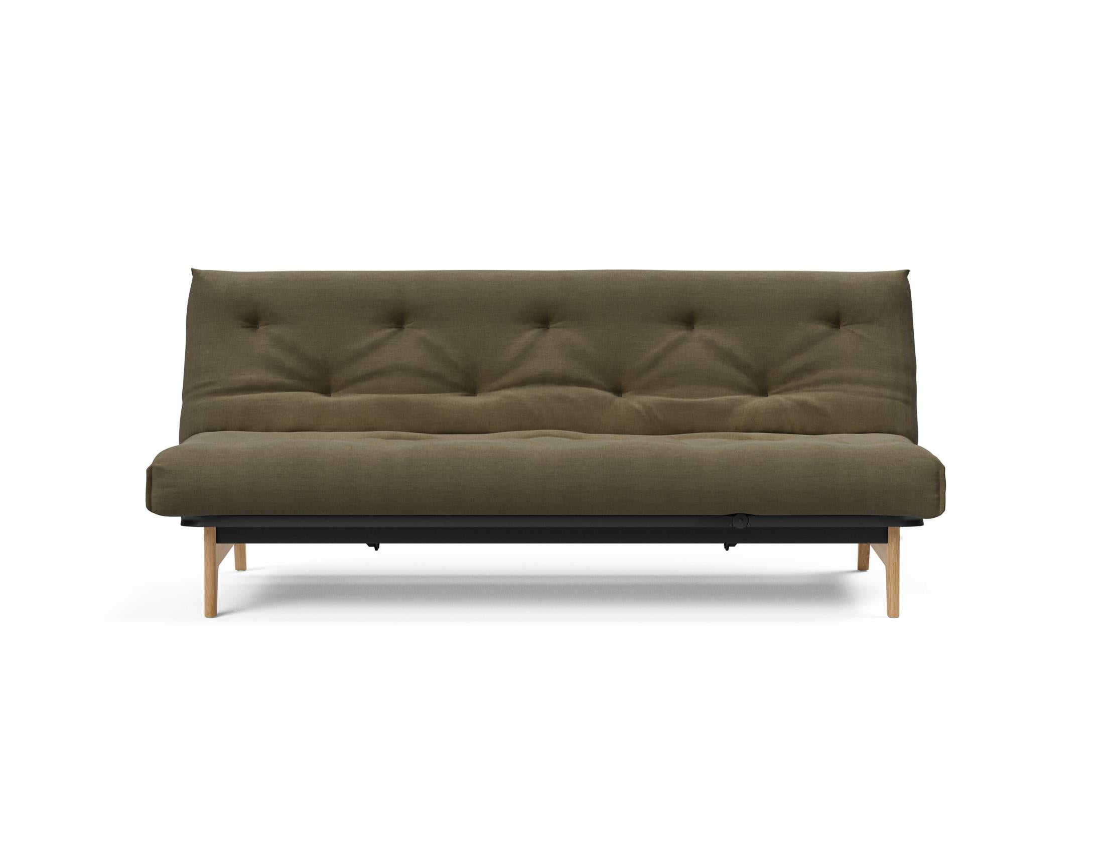 Modernes Aslak 120 Bettsofa von Innovation Living, ideal für stilvolle Wohnräume, bietet hohen Sitzkomfort und ansprechendes skandinavisches Design.