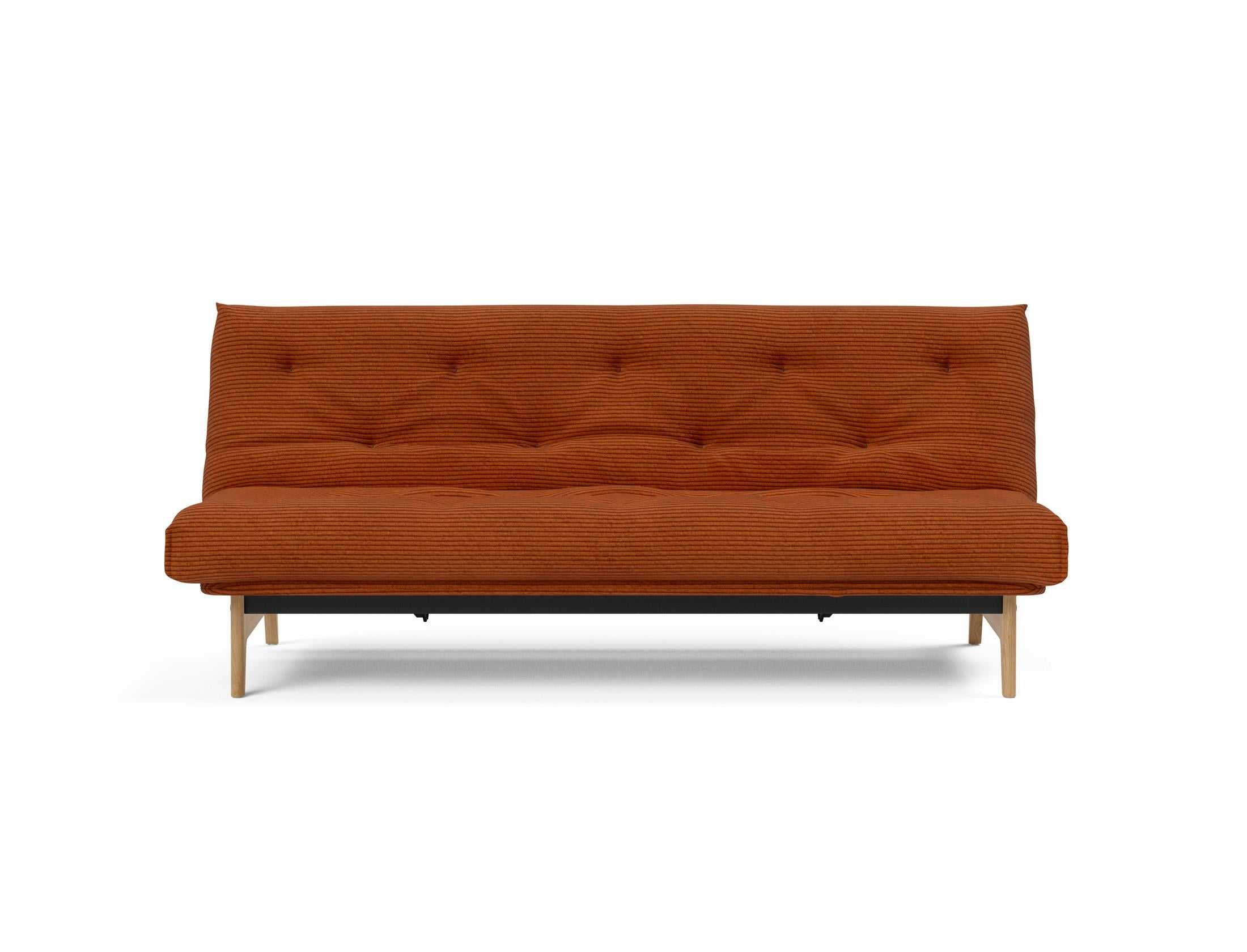 Stylisches Aslak 120 Bettsofa im Nordic-Stil, perfekt für entspannte Momente und vielseitige Einsatzmöglichkeiten, mit weichem Soft Spring Bezug.