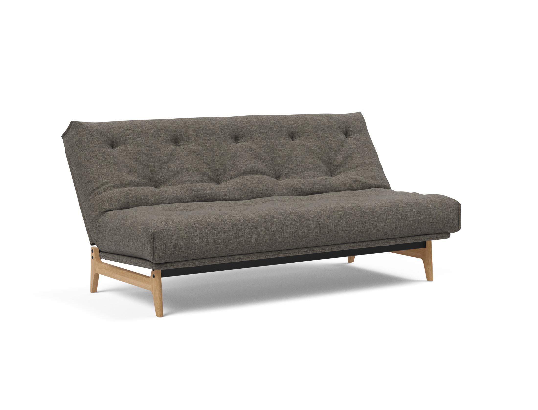 Entdecken Sie das Aslak 140 Bettsofa Nordic: Stilvolles Schlafsofa mit umweltfreundlichen Materialien und hohem Komfort für jeden Raum.