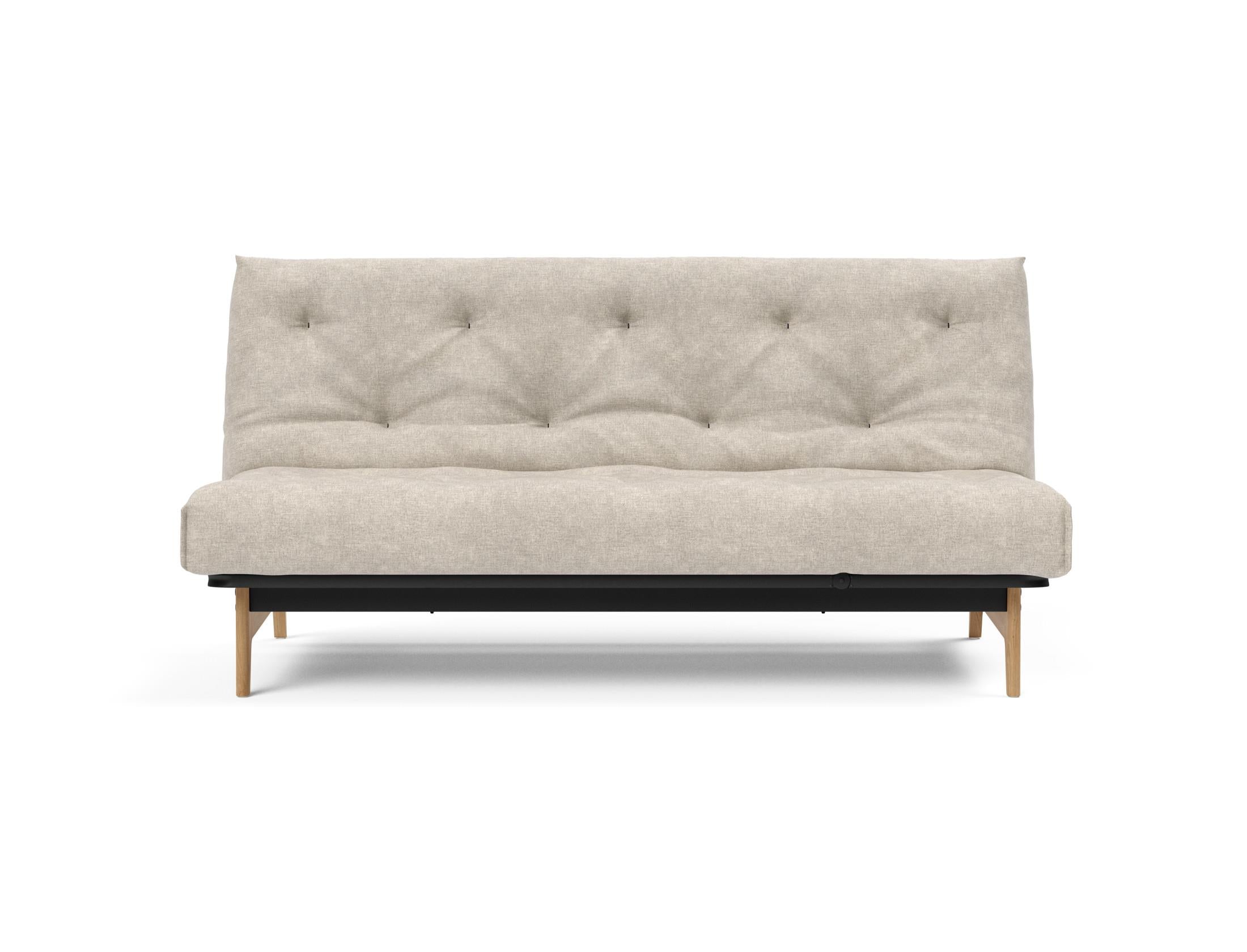 Erleben Sie das Aslak 140 Bettsofa Nordic Soft Spring von Innovation Living – eine perfekte Kombination aus modernem Stil und optimalem Schlafkomfort.
