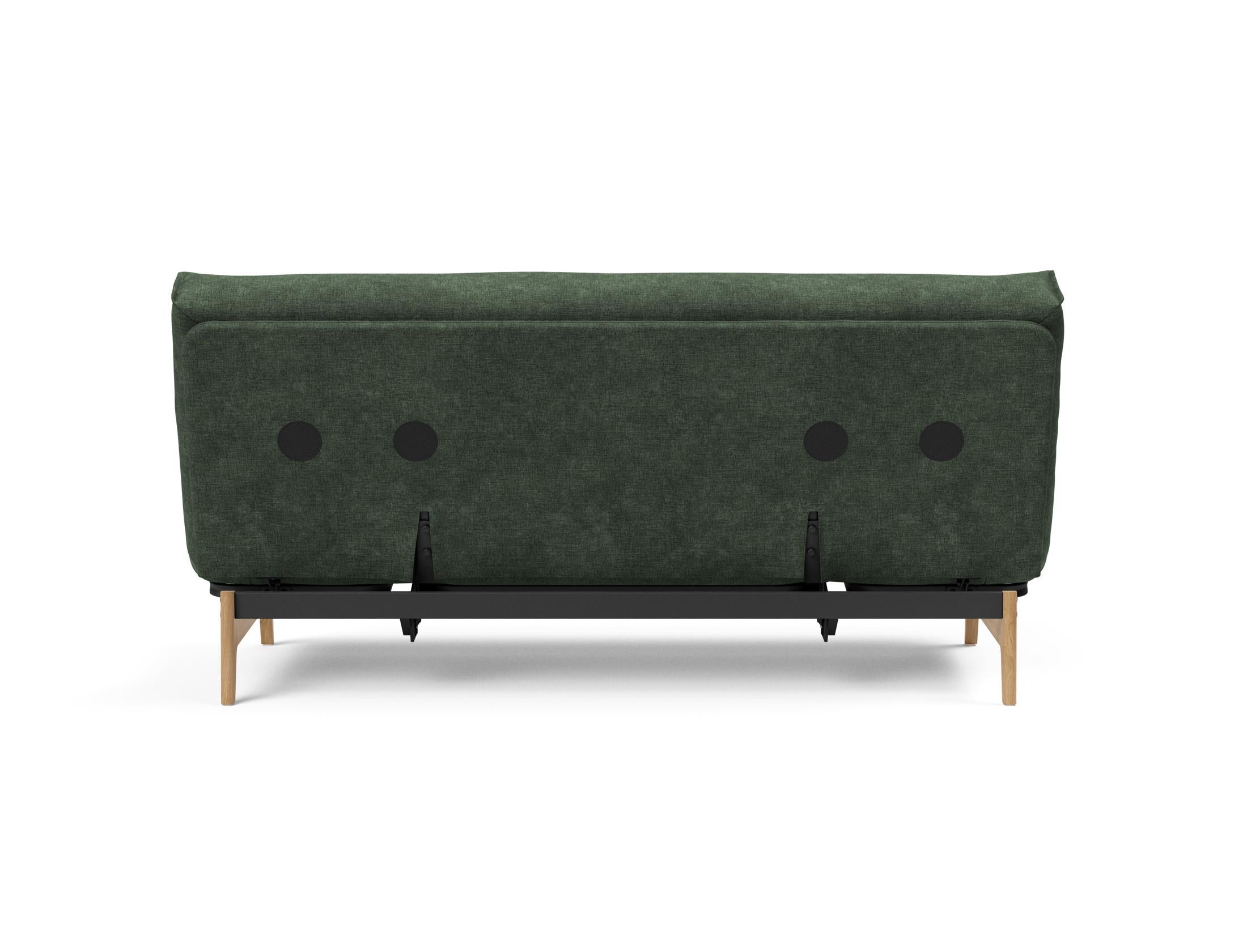 Entdecken Sie das Aslak 140 Bettsofa Nordic Soft Spring von Innovation Living – stilvolles Design trifft auf höchsten Schlafkomfort für Ihr Zuhause.