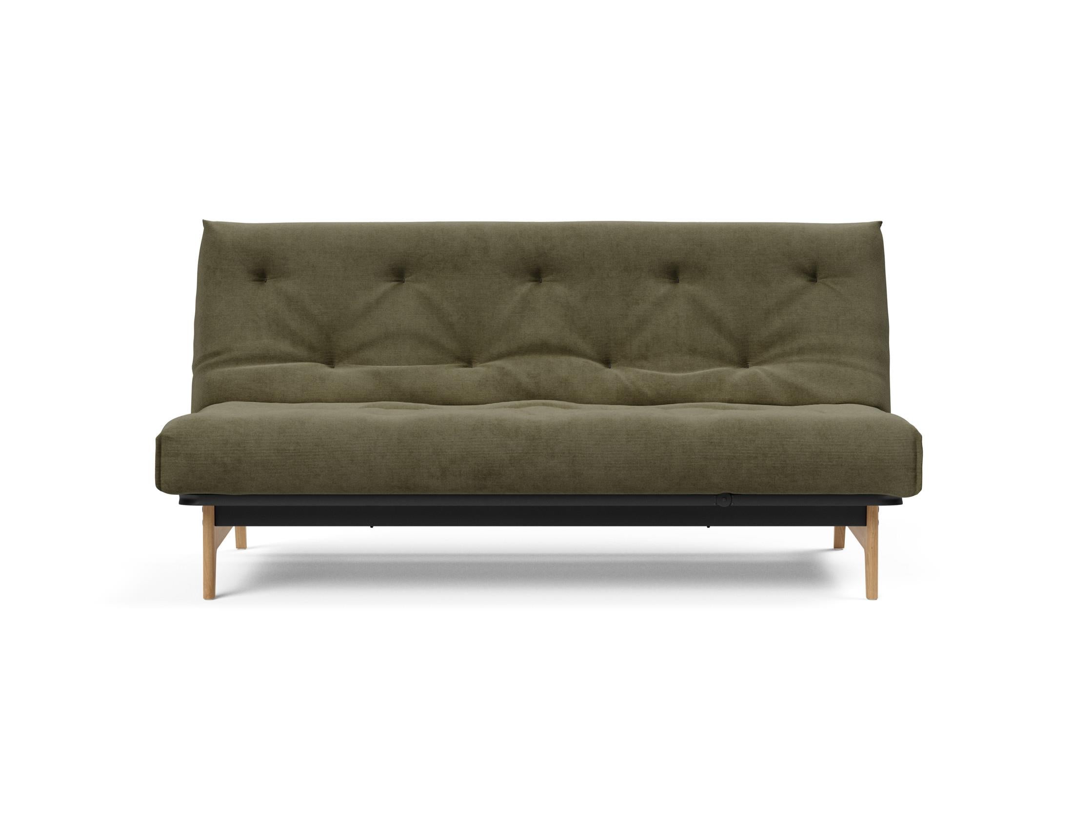 Erleben Sie das Aslak 140 Bettsofa Nordic Soft Spring von Innovation Living – eine perfekte Kombination aus modernem Stil und optimalem Schlafkomfort.