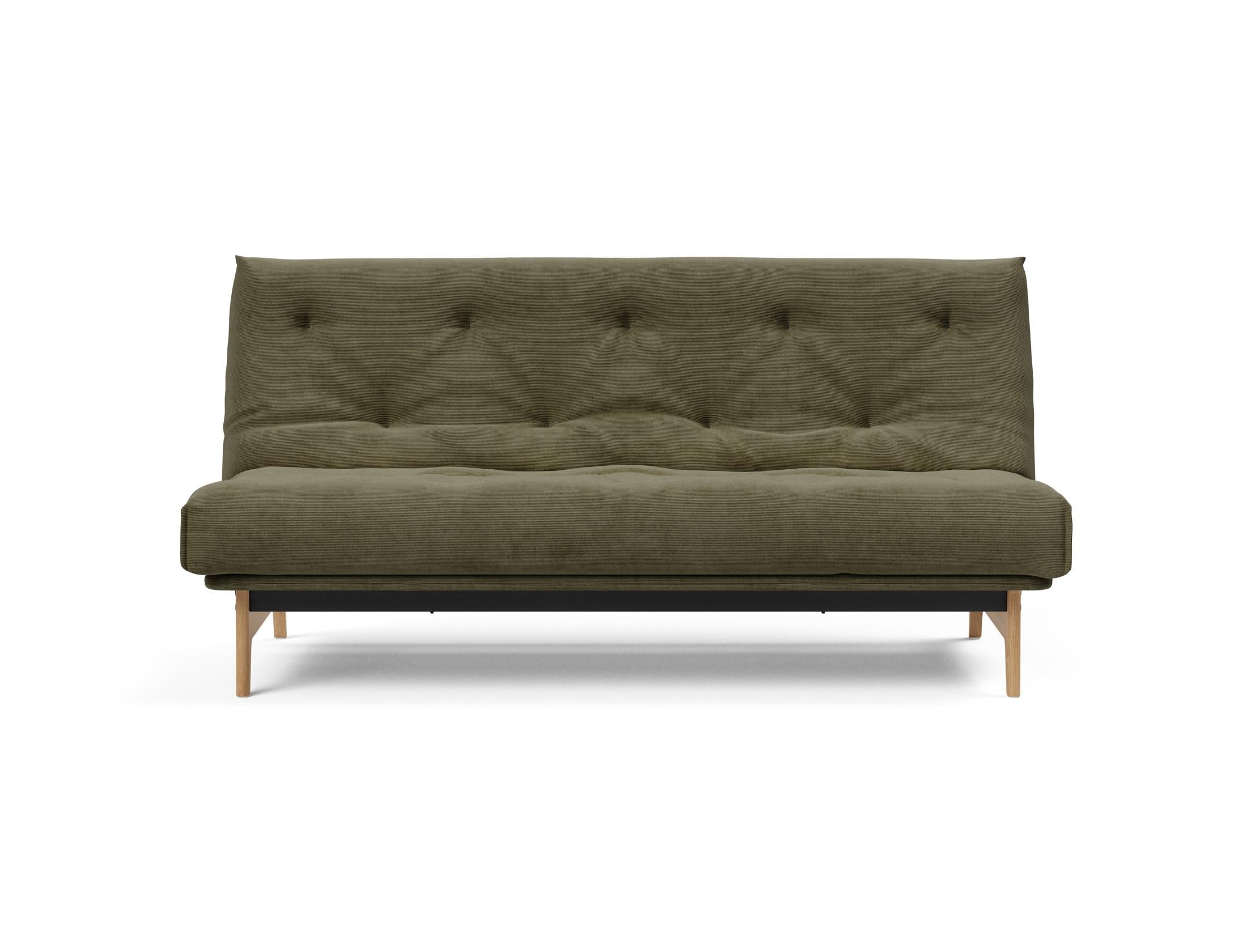 Stylisches Aslak 140 Bettsofa Nordic mit elegantem Soft Spring Bezug, perfekt für entspannte Abende und flexible Wohnkonzepte.
