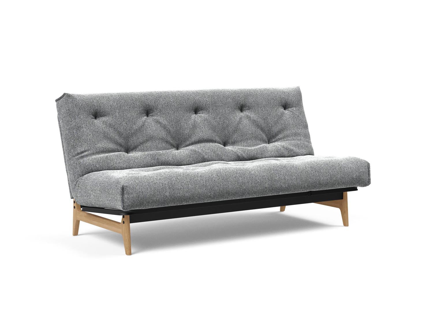Erleben Sie das Aslak 140 Bettsofa Nordic Soft Spring von Innovation Living – eine perfekte Kombination aus modernem Stil und optimalem Schlafkomfort.