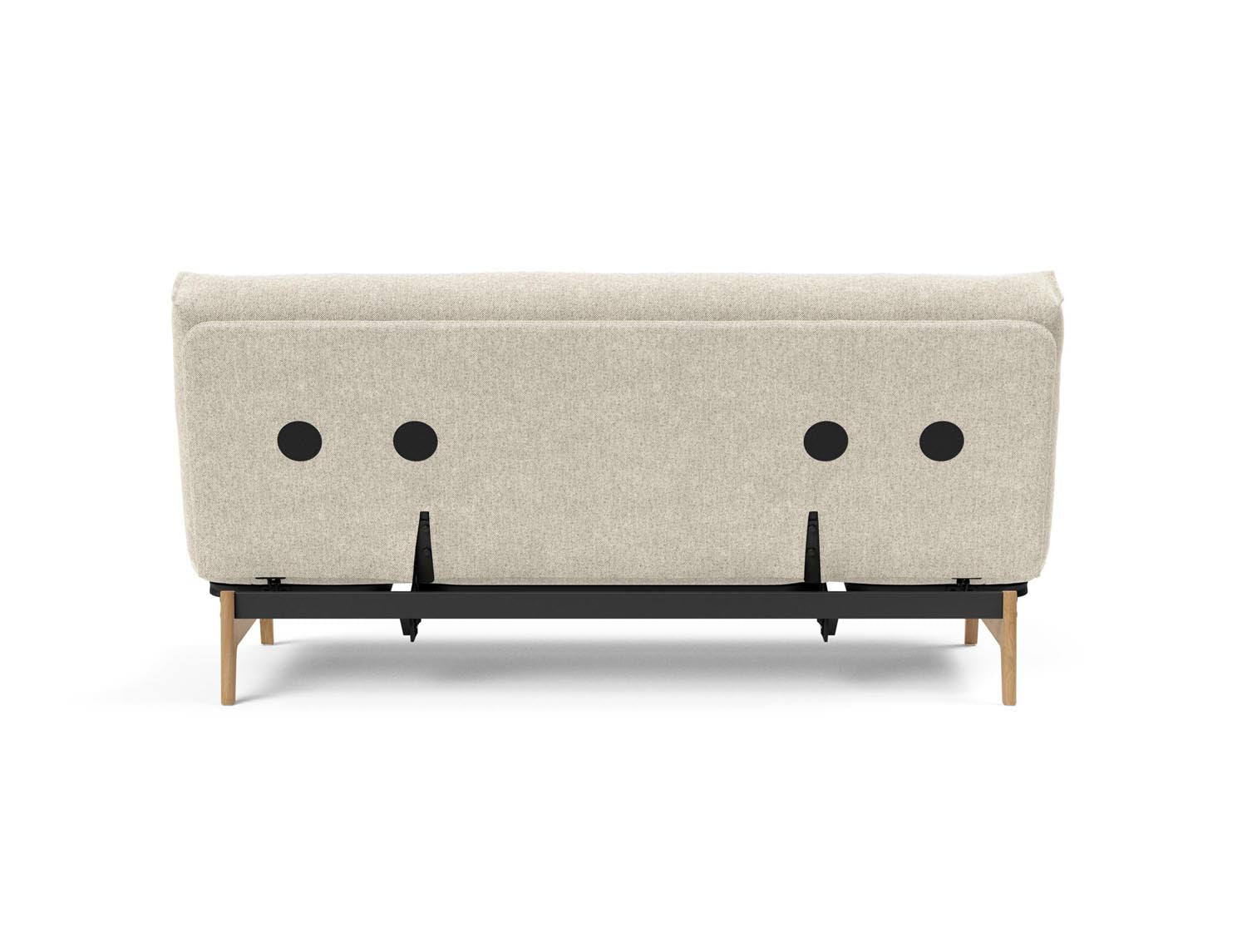 Erleben Sie das Aslak 140 Bettsofa Nordic Soft Spring von Innovation Living – eine perfekte Kombination aus modernem Stil und optimalem Schlafkomfort.