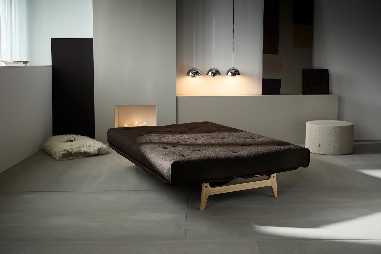 Erleben Sie das Aslak 140 Bettsofa Nordic: Komfortabel, umweltfreundlich und elegant. Perfekt für jeden Wohnraum und als Schlaflösung!