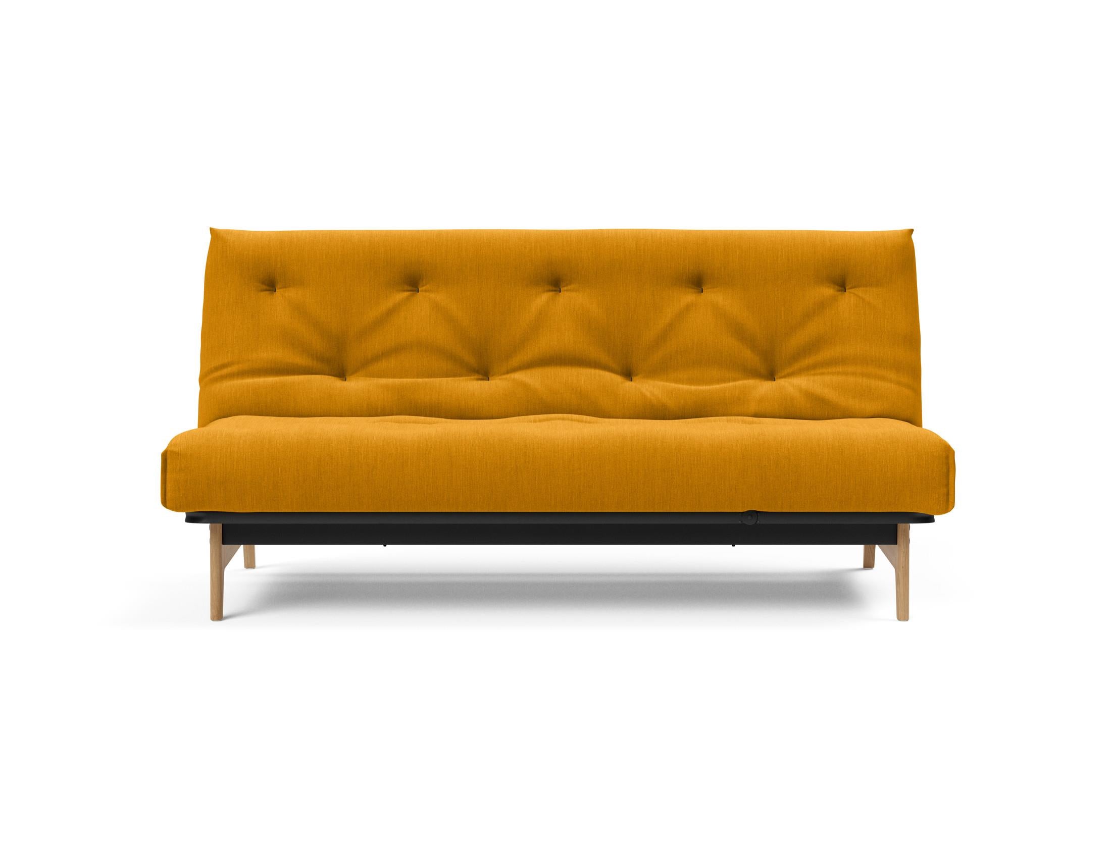 Erleben Sie das Aslak 140 Bettsofa Nordic Soft Spring von Innovation Living – eine perfekte Kombination aus modernem Stil und optimalem Schlafkomfort.