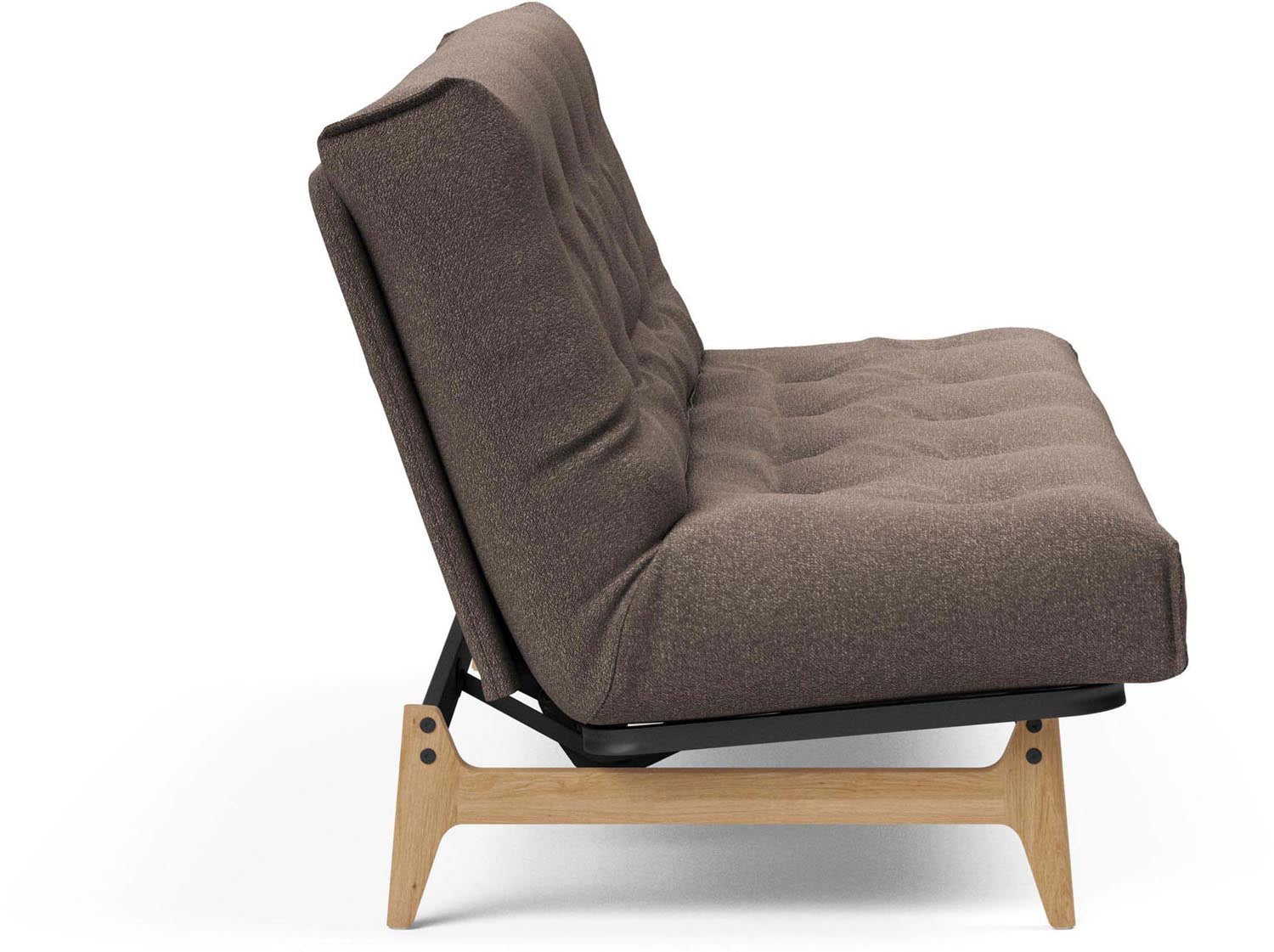 Erleben Sie das Aslak 140 Bettsofa Nordic Soft Spring von Innovation Living – eine perfekte Kombination aus modernem Stil und optimalem Schlafkomfort.