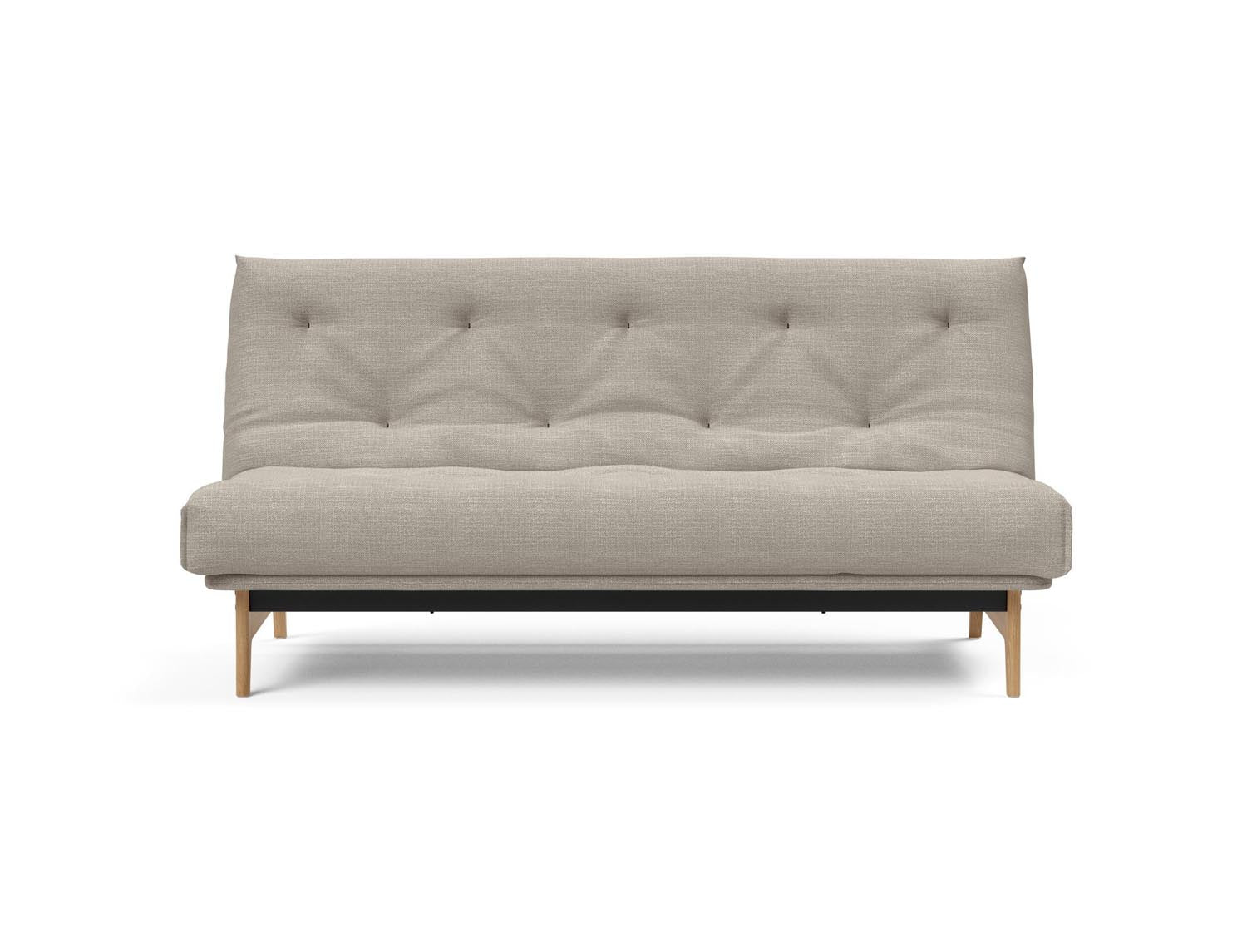 Stylisches Aslak 140 Bettsofa Nordic mit elegantem Soft Spring Bezug, perfekt für entspannte Abende und flexible Wohnkonzepte.