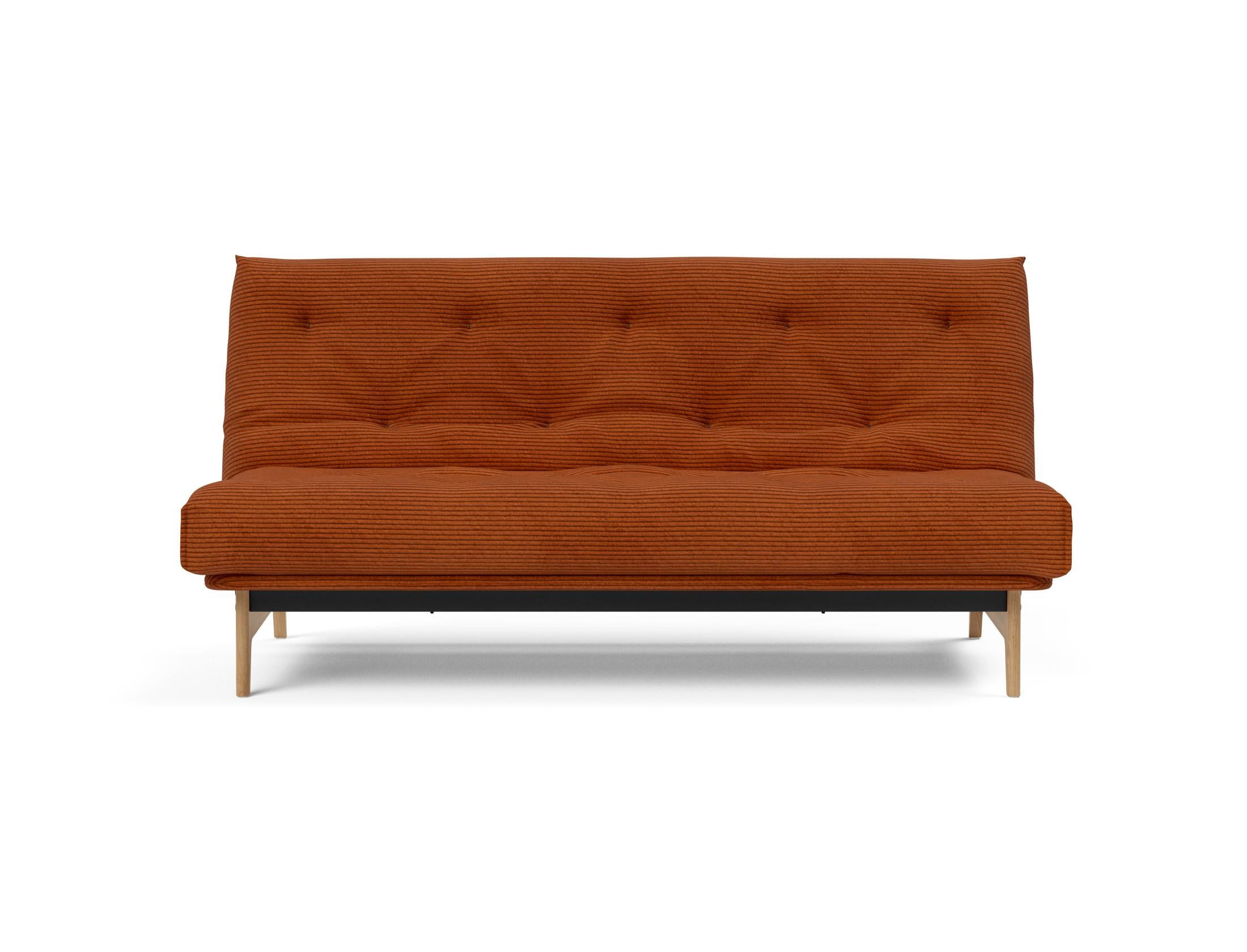 Stylisches Aslak 140 Bettsofa Nordic mit elegantem Soft Spring Bezug, perfekt für entspannte Abende und flexible Wohnkonzepte.