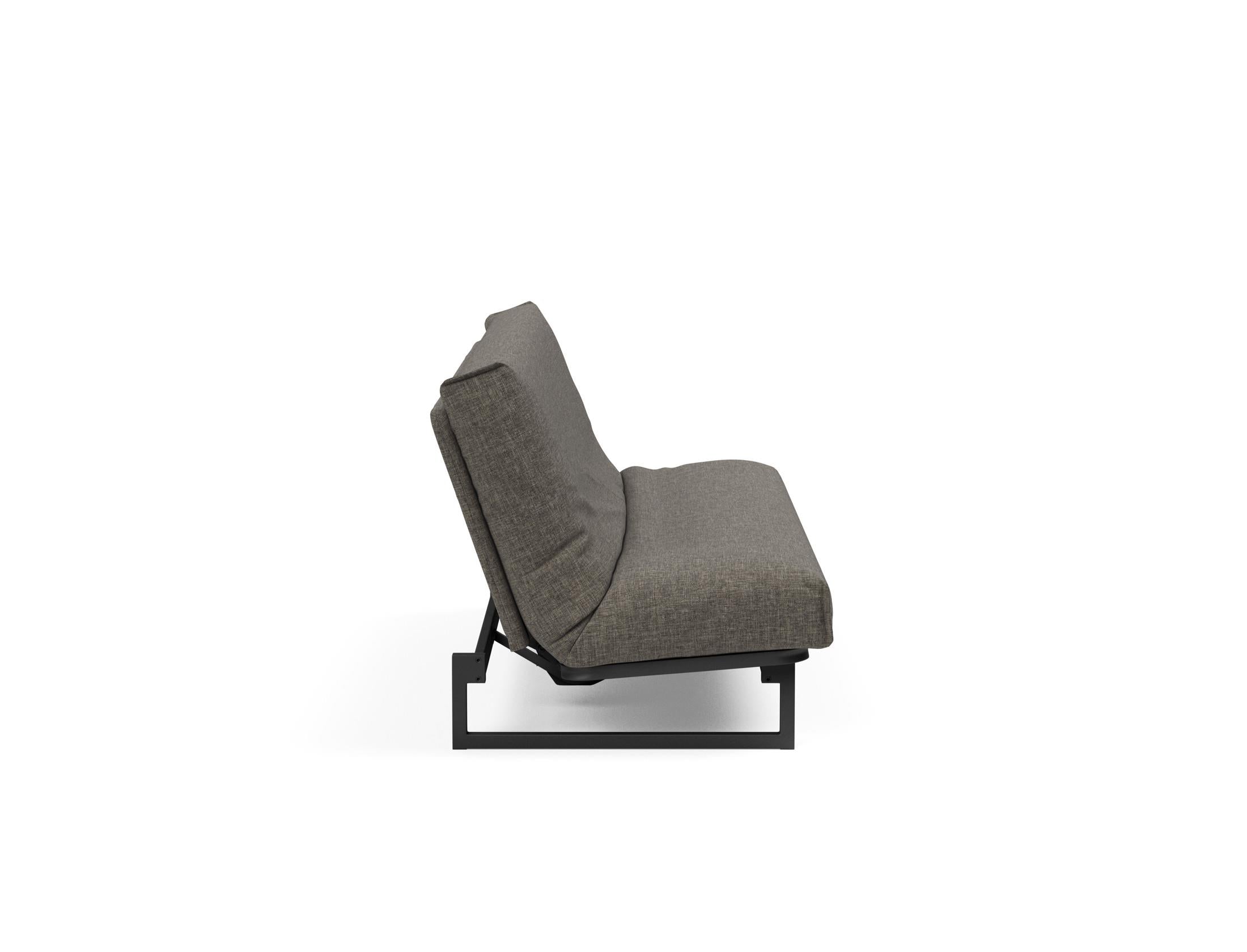 Fraction 120 Bettsofa: Flexibles Schlafsofa mit weichem Nordic-Bezug und innovativer Soft Spring Matratze für ultimativen Komfort und Stil.