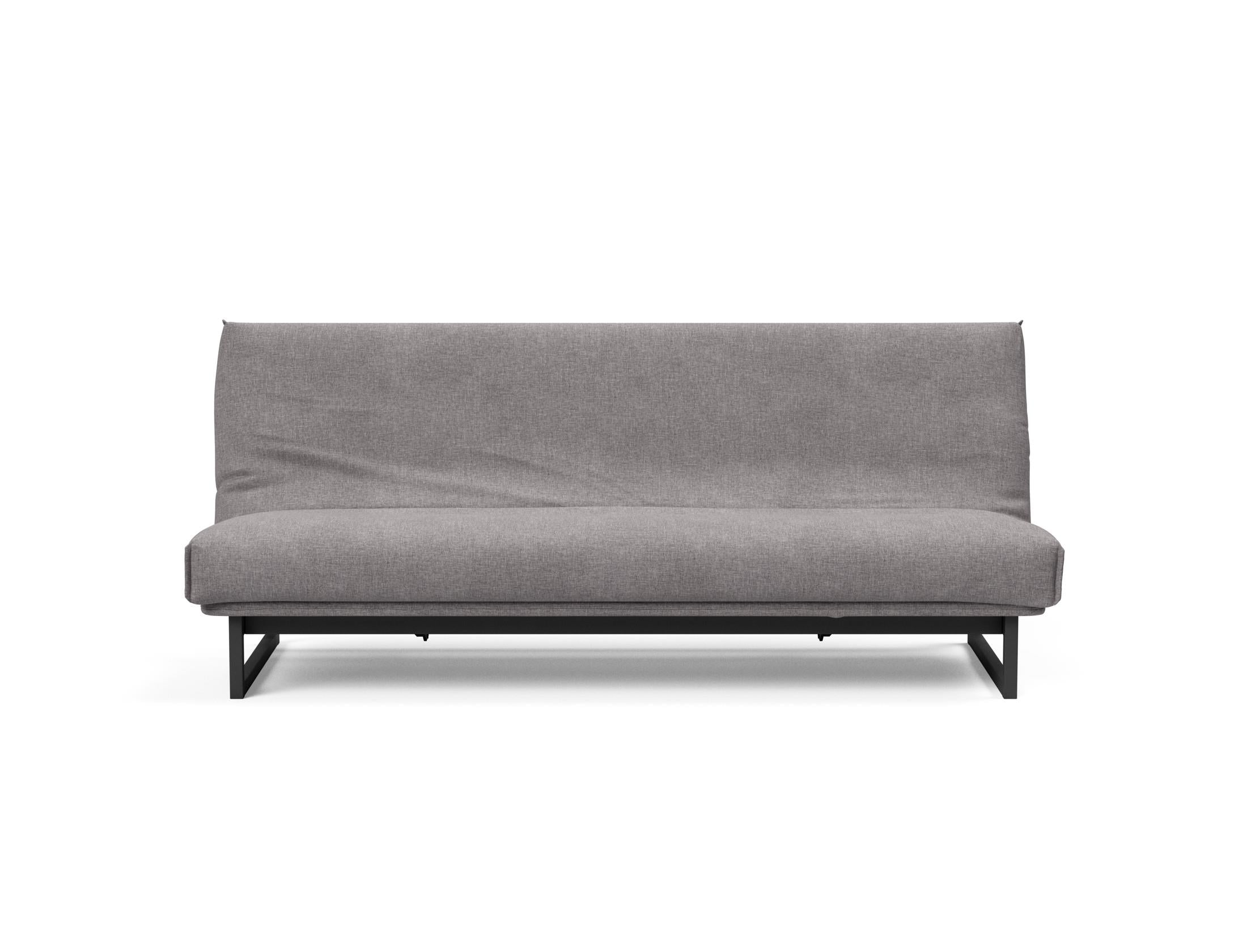 Fraction 120 Bettsofa Nordic Cover: Elegantes, flexibles Sofa mit hochwertiger Soft Spring-Matratze und anpassbarer Kopfhöhe für optimalen Komfort.