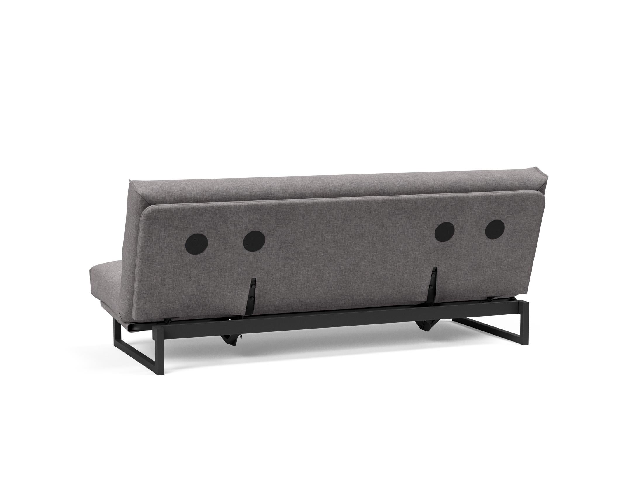 Fraction 120 Bettsofa Nordic Cover: stilvolles, flexibles Sofa mit hochwertiger Soft Spring-Matratze und individueller Anpassung für optimalen Schlaf.