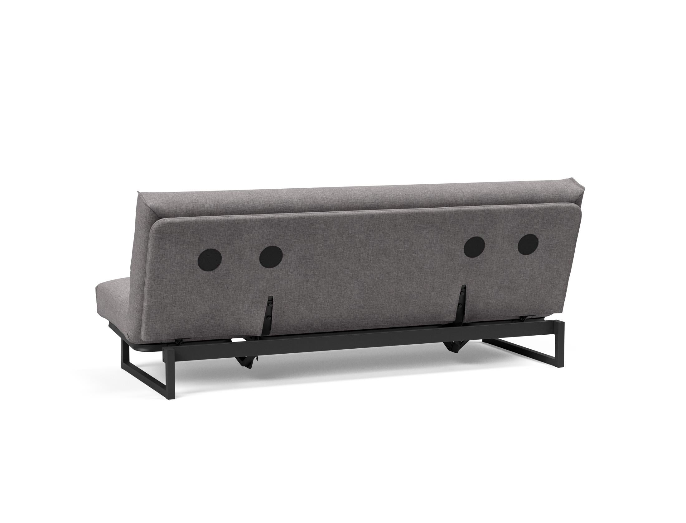 Fraction 120 Bettsofa: Hochwertiges Schlafsofa mit flexiblem Design, abnehmbarem Bezug und extra weicher Matratze für ultimativen Komfort.
