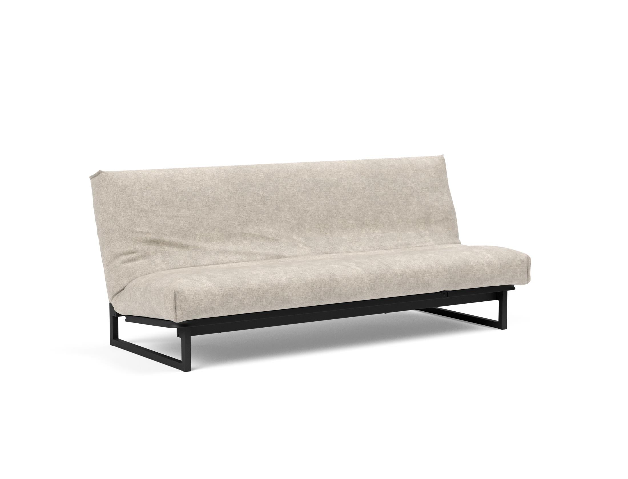 Fraction 120 Bettsofa: Hochwertiges Schlafsofa mit flexiblem Design, abnehmbarem Bezug und extra weicher Matratze für ultimativen Komfort.