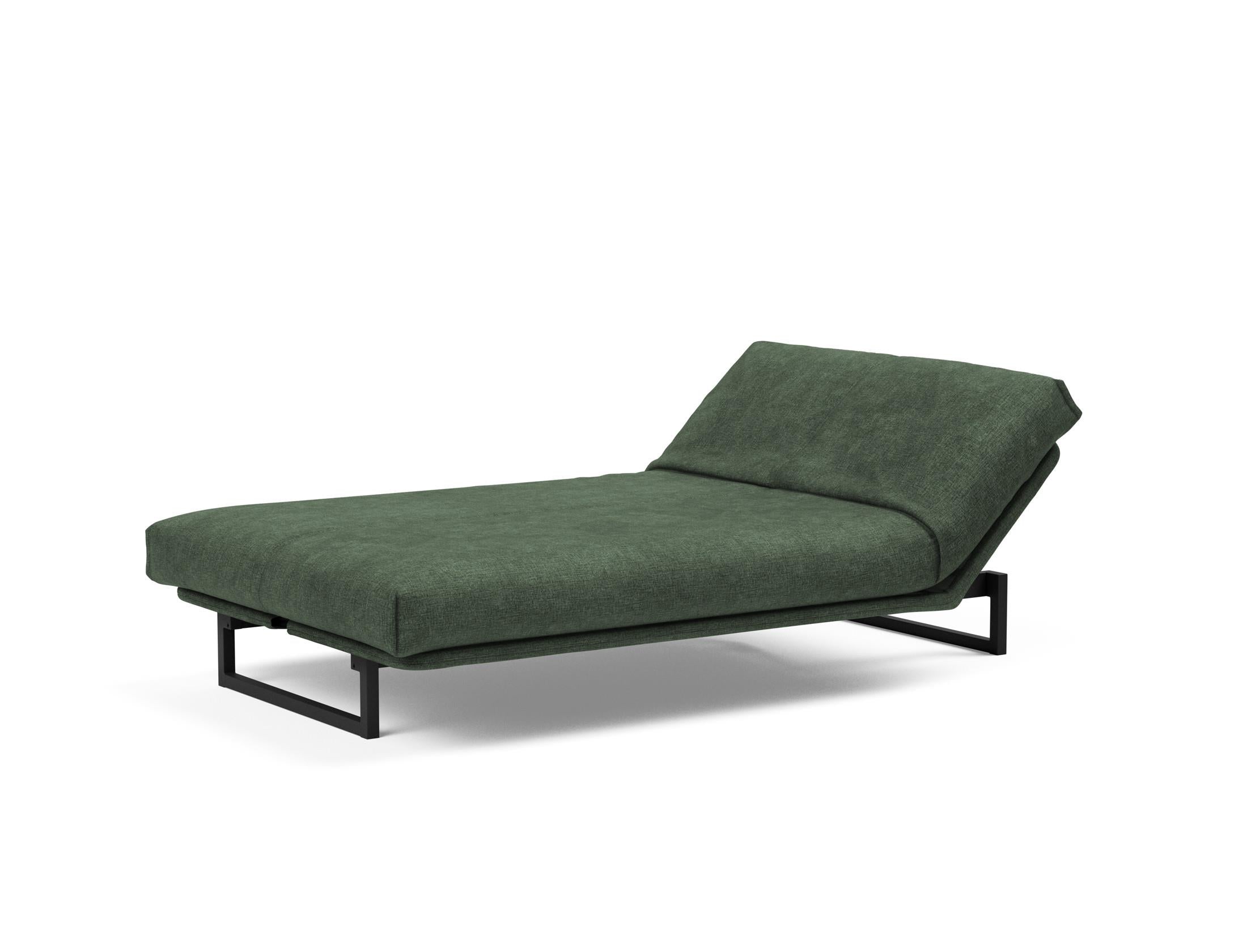 Fraction 120 Bettsofa: Elegantes Schlafsofa mit abnehmbarem Nordic-Bezug und komfortabler Soft Spring Matratze für entspannte Nächte und stilvolles Wohnen.