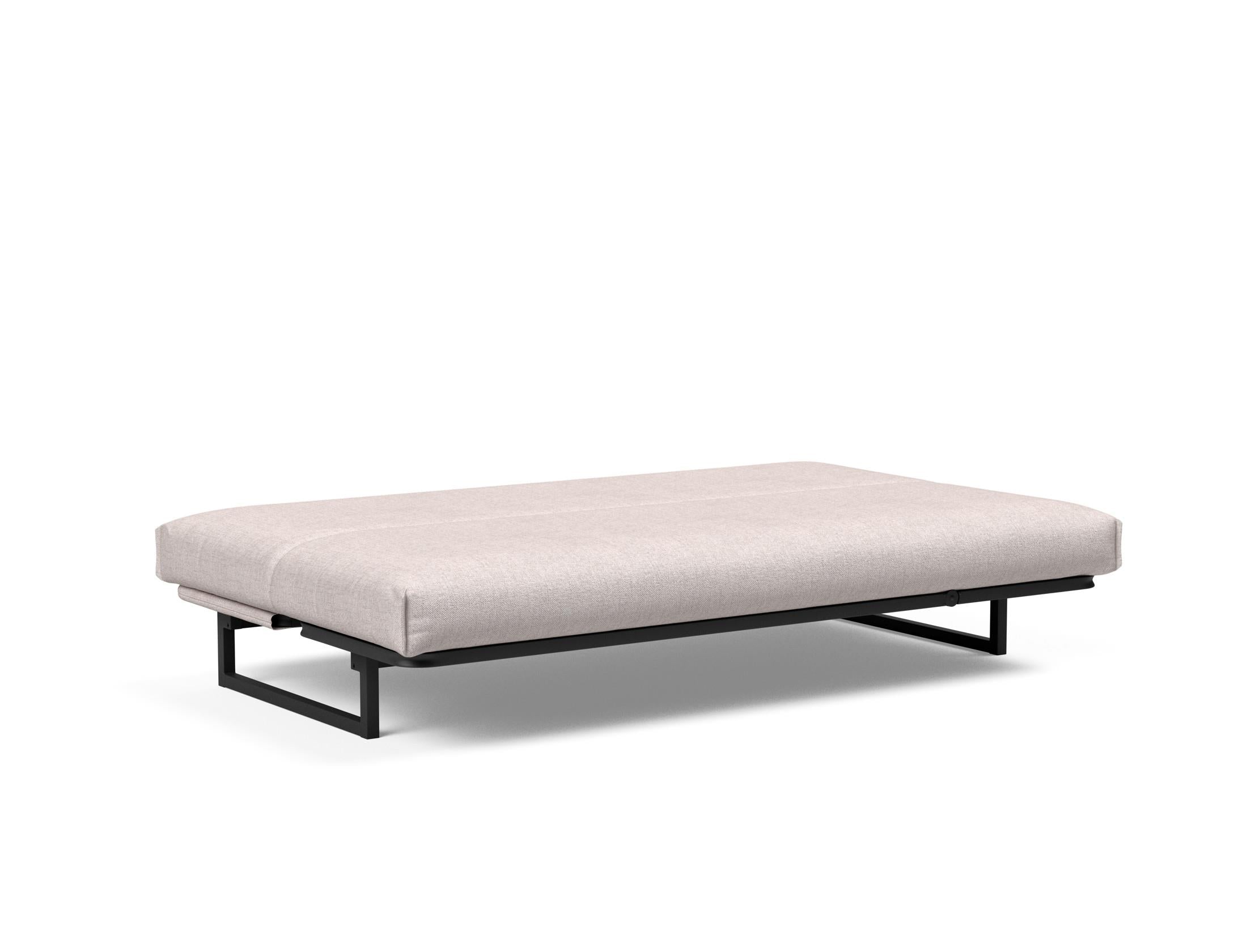 Fraction 120 Bettsofa Nordic Cover: modernes, funktionales Sofa mit anpassbarer Rückenlehne und langlebigen Materialien für besten Schlafkomfort.