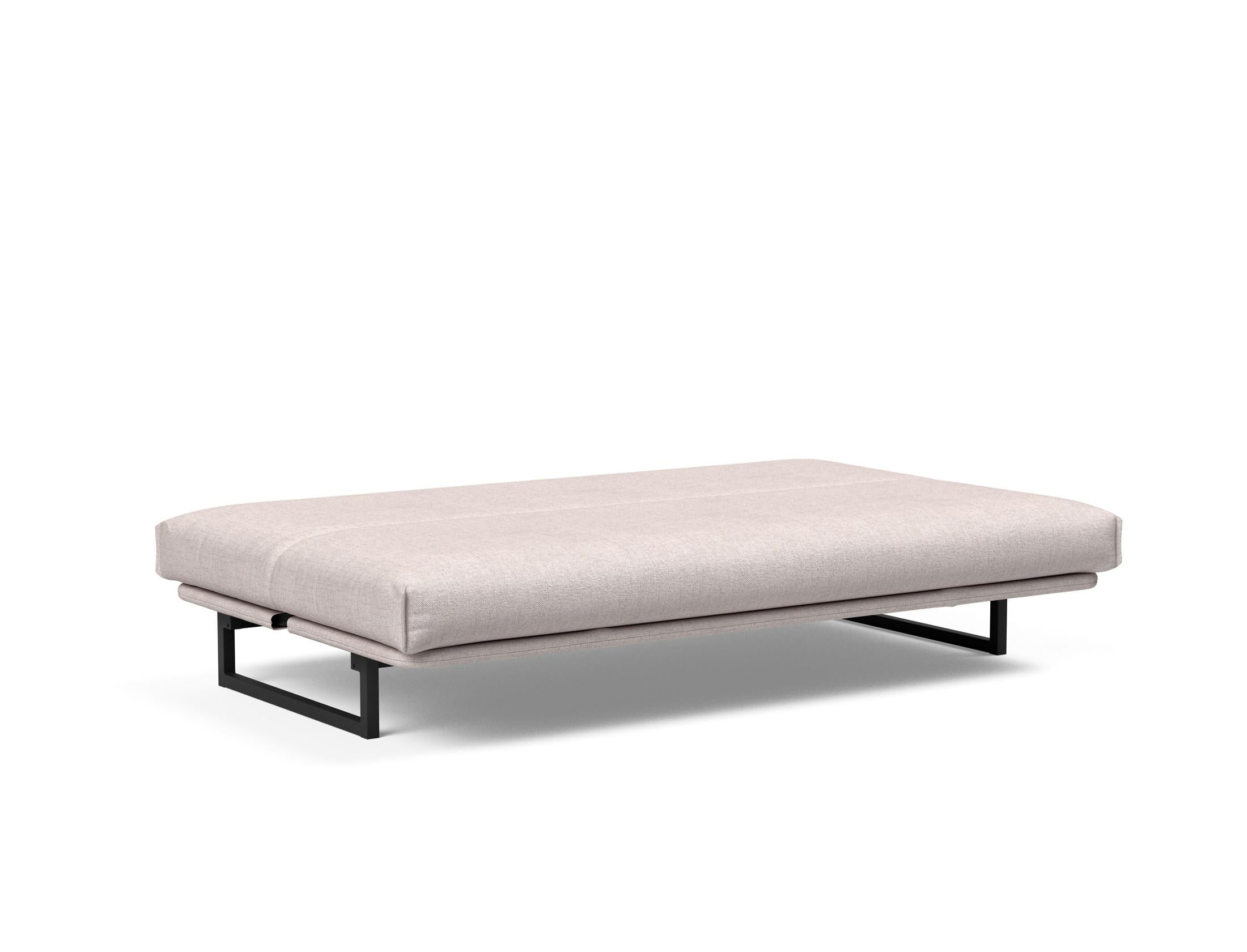 Fraction 120 Bettsofa: Elegantes Schlafsofa mit anpassbarem Design, abnehmbarem Nordic-Bezug und Soft Spring Matratze für höchsten Komfort.