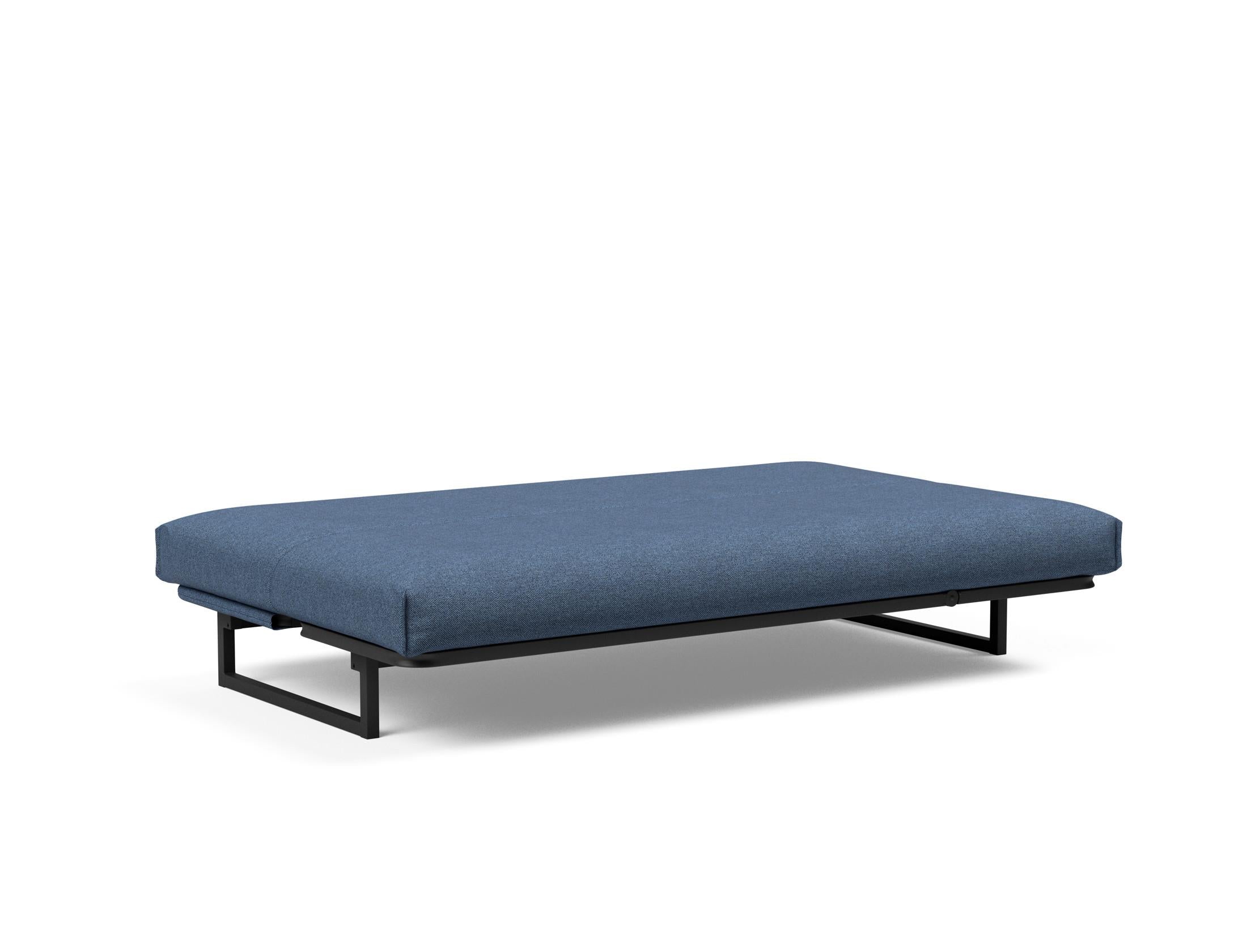 Fraction 120 Bettsofa Nordic Cover: modernes, funktionales Sofa mit anpassbarer Rückenlehne und langlebigen Materialien für besten Schlafkomfort.