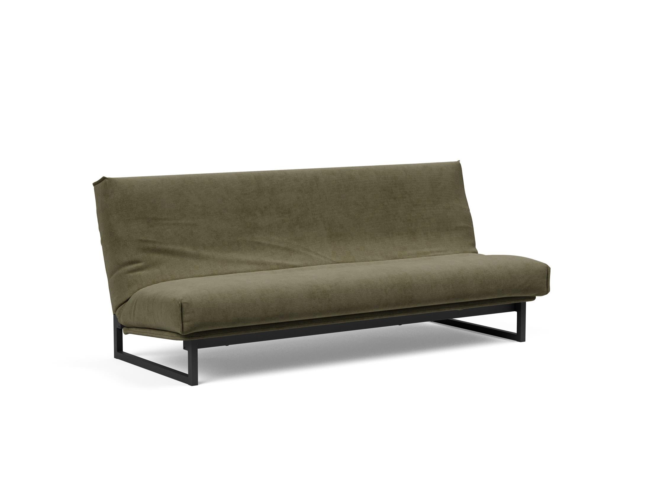 Fraction 120 Bettsofa: Hochwertiges Schlafsofa mit flexiblem Design, abnehmbarem Bezug und extra weicher Matratze für ultimativen Komfort.