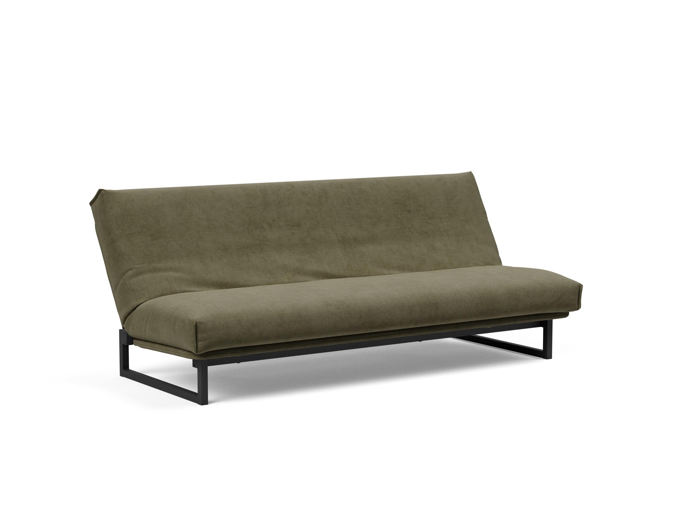 Fraction 120 Bettsofa: Hochwertiges Schlafsofa mit flexiblem Design, abnehmbarem Bezug und extra weicher Matratze für ultimativen Komfort.