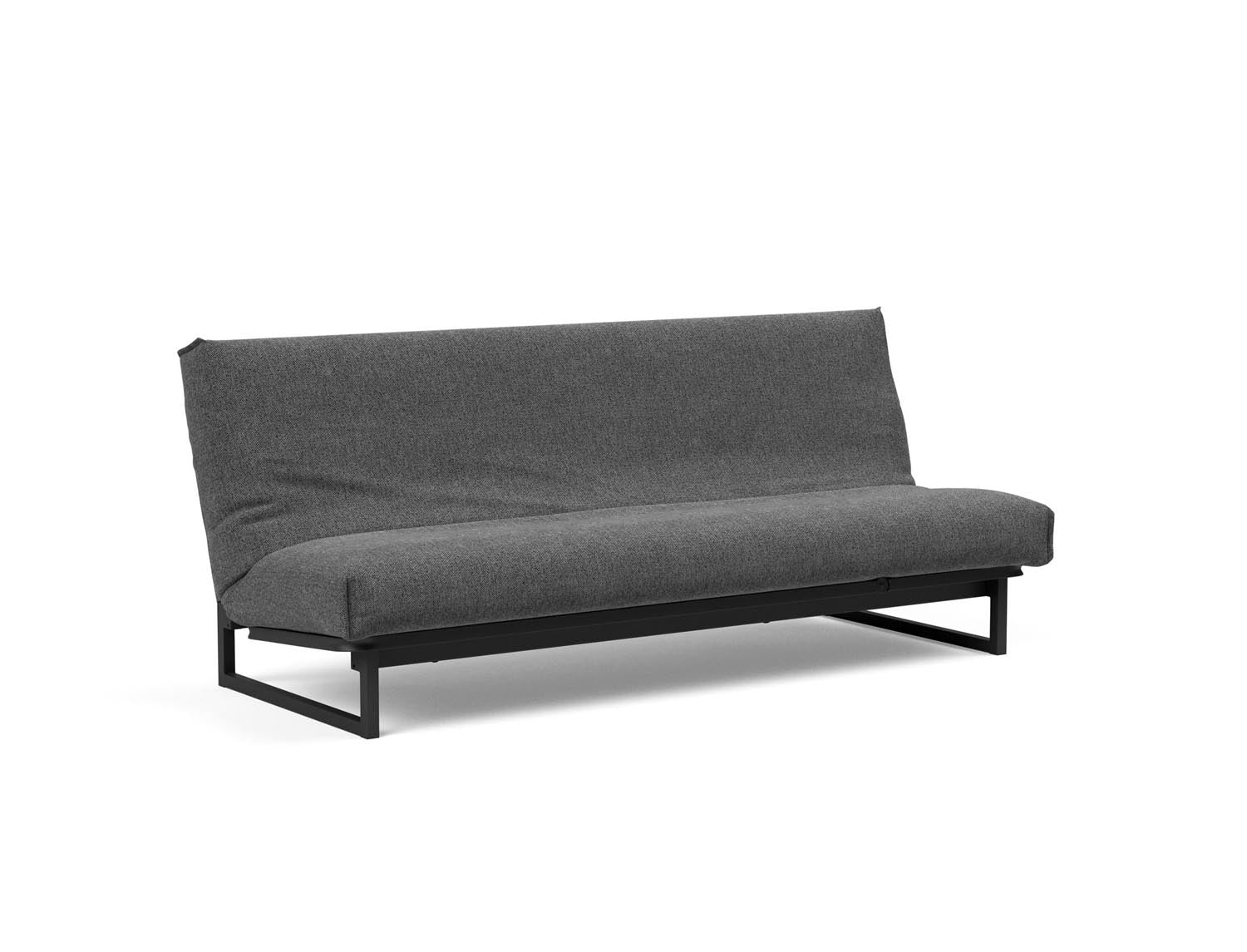Fraction 120 Bettsofa Nordic Cover: stilvolles, platzsparendes Sofa mit bequemer Soft Spring-Matratze, perfekt für Gäste und kleine Wohnungen.