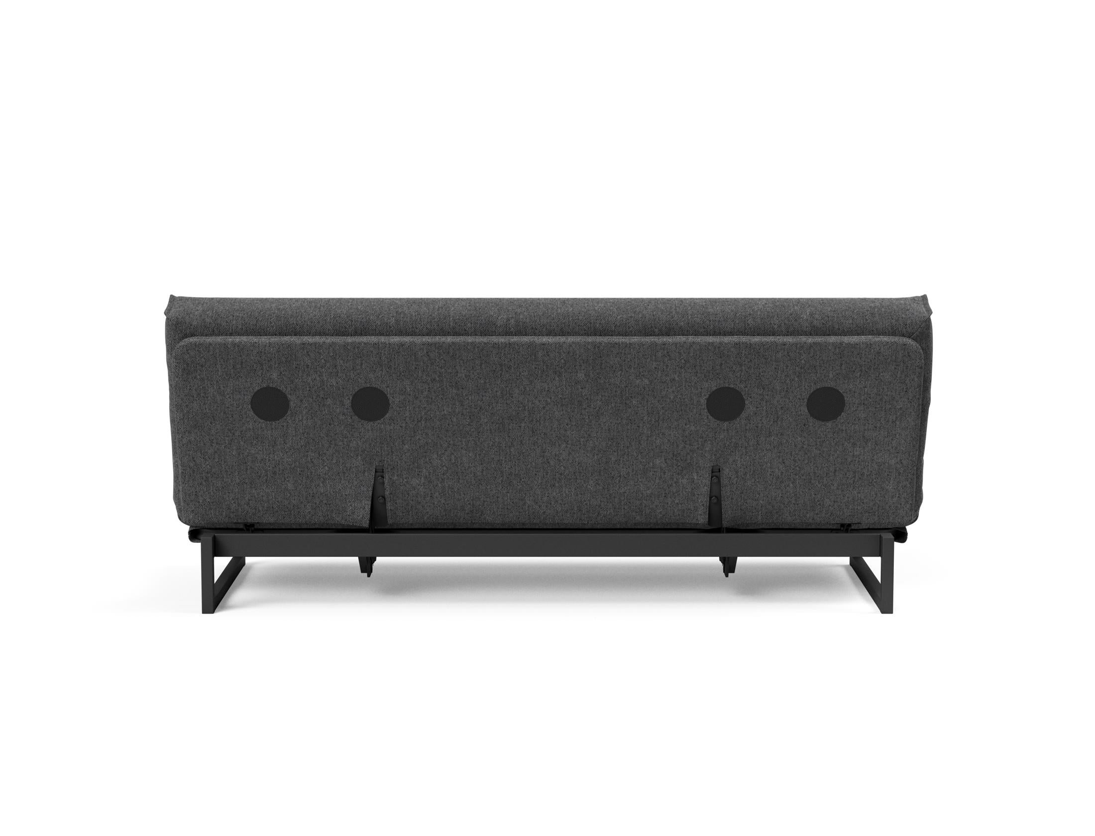 Fraction 120 Bettsofa: Flexibles Schlafsofa mit weichem Nordic-Bezug und innovativer Soft Spring Matratze für ultimativen Komfort und Stil.