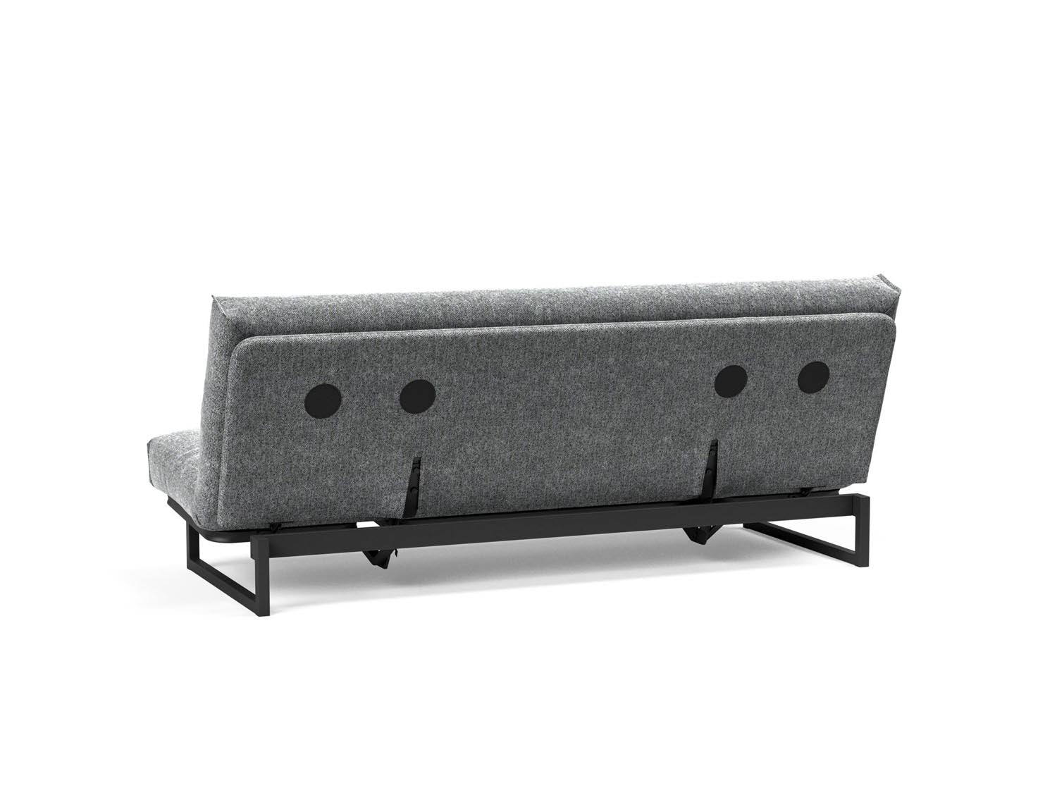 Fraction 120 Bettsofa Nordic Cover: modernes, multifunktionales Sofa mit verstellbarer Rückenlehne und hochwertiger Matratze für optimalen Schlafkomfort.
