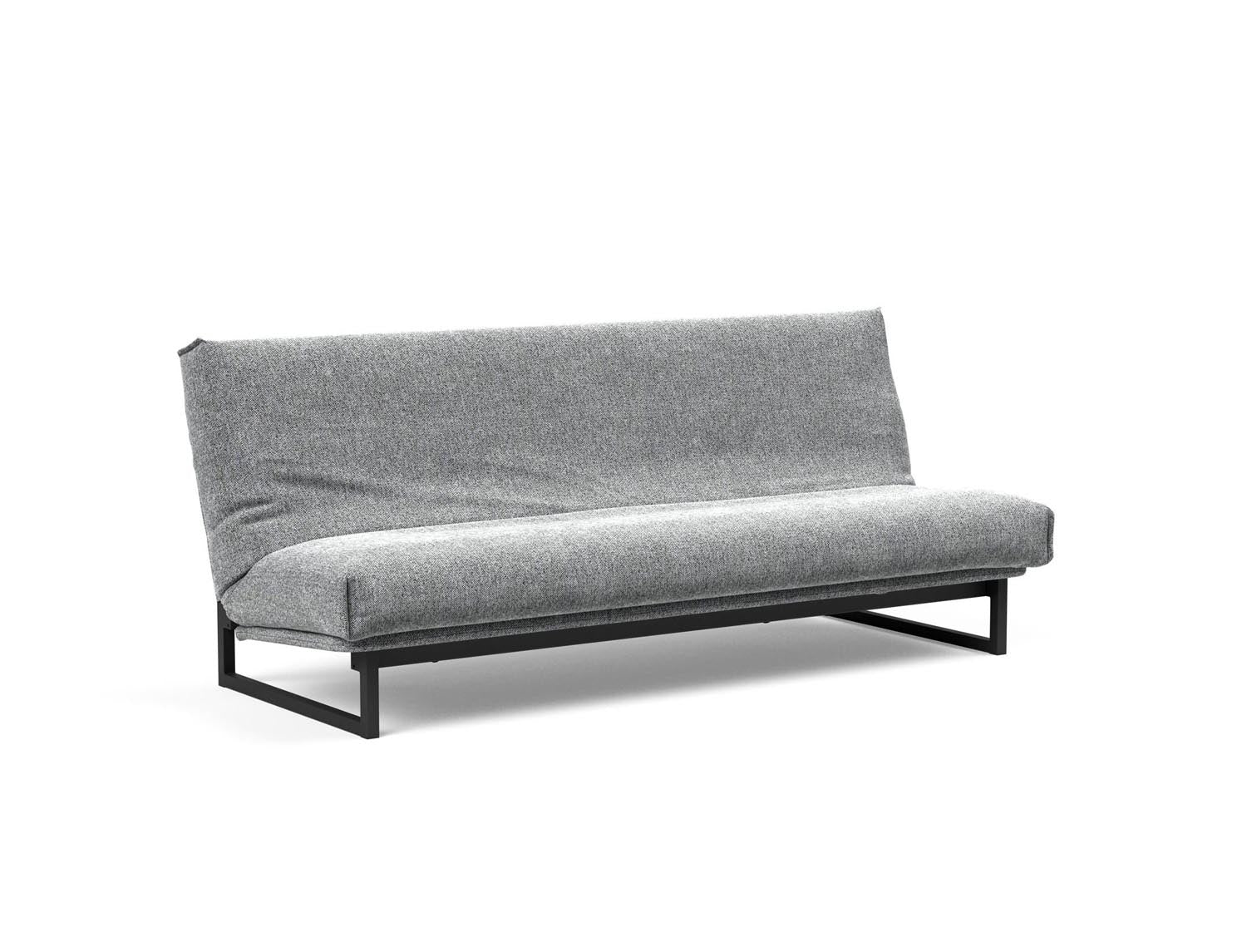 Fraction 120 Bettsofa: Flexibles Schlafsofa mit weichem Nordic-Bezug und innovativer Soft Spring Matratze für ultimativen Komfort und Stil.