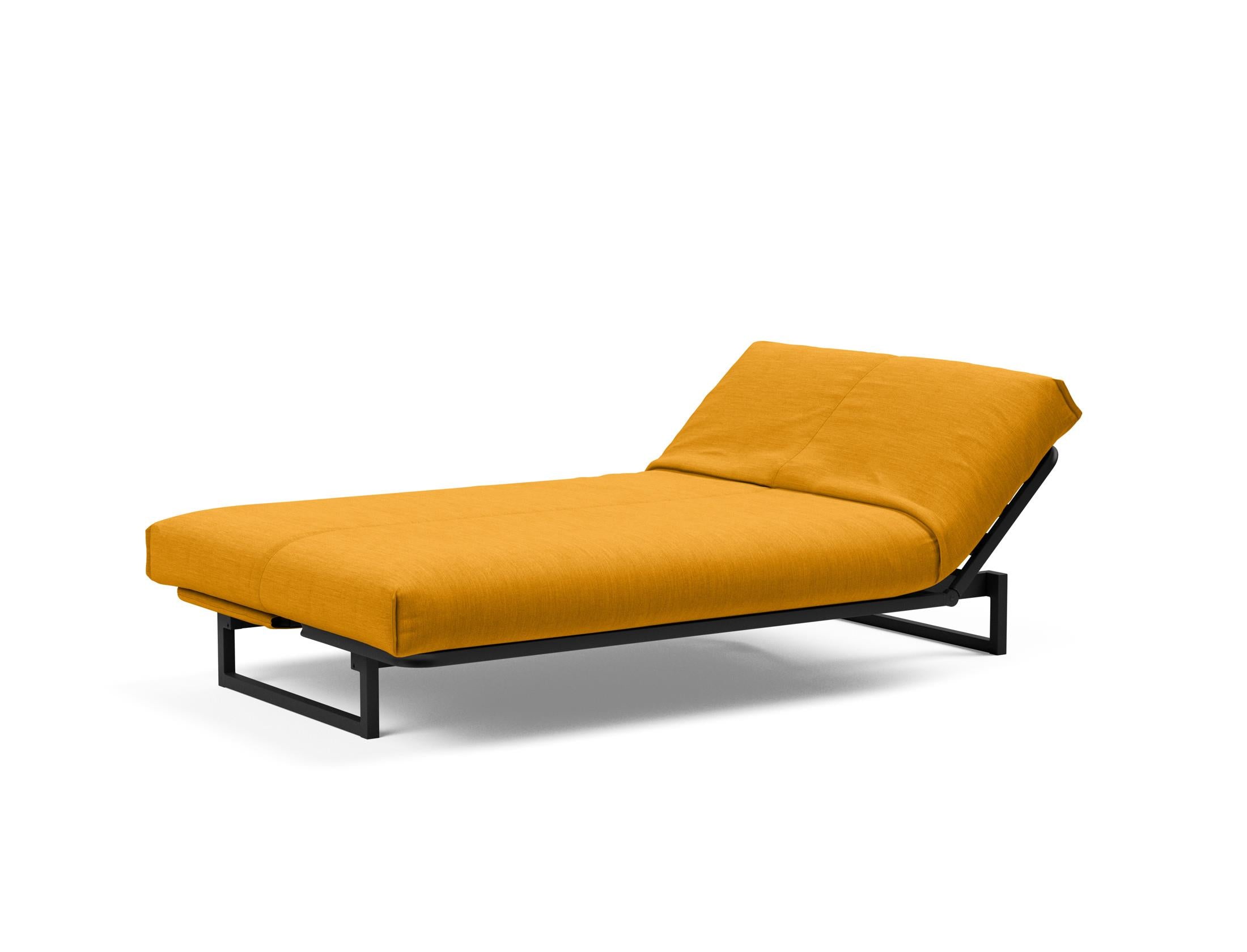 Fraction 120 Bettsofa Nordic Cover: stilvolles, flexibles Sofa mit hochwertiger Soft Spring-Matratze und individueller Anpassung für optimalen Schlaf.