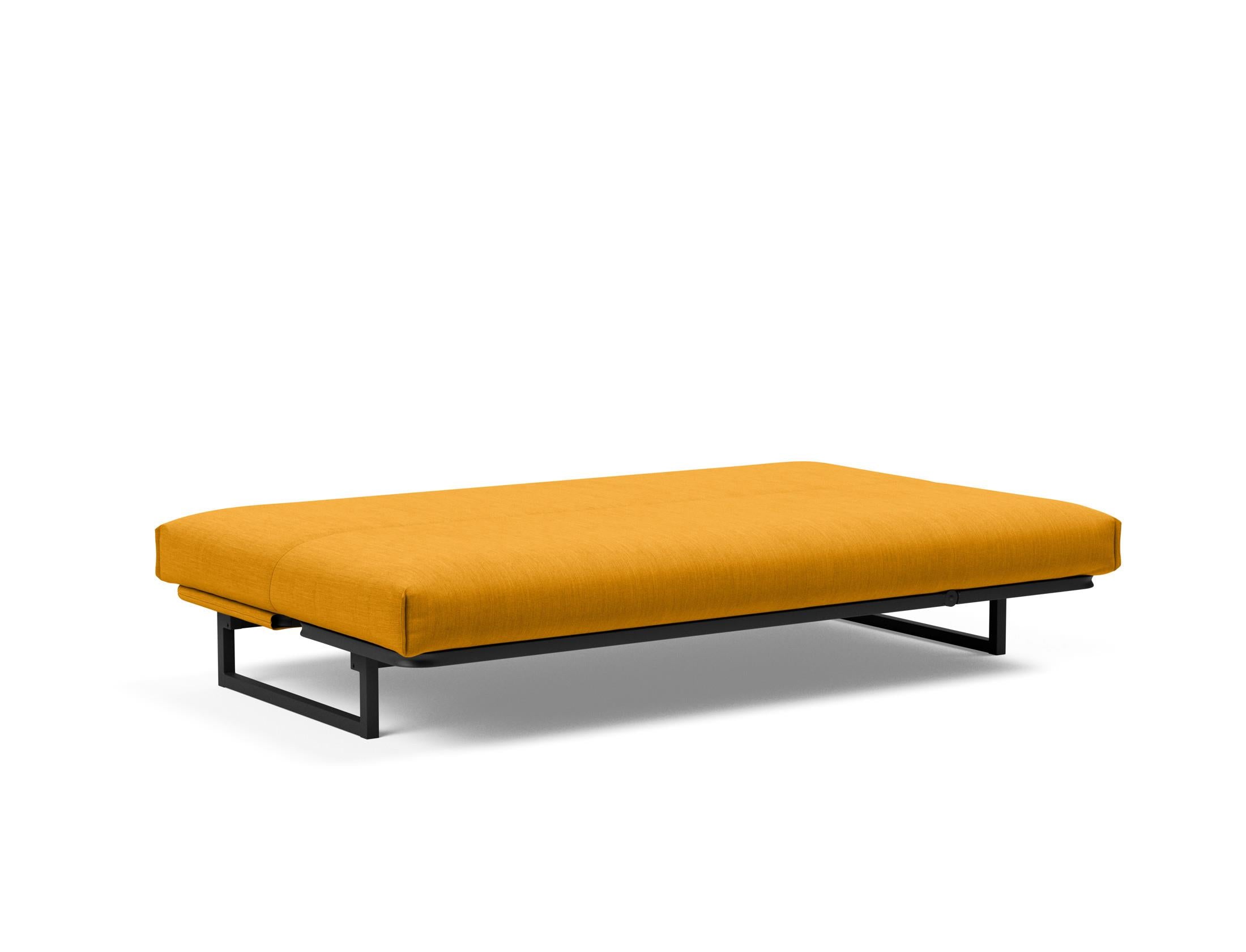 Fraction 120 Bettsofa Nordic Cover: modernes, funktionales Sofa mit anpassbarer Rückenlehne und langlebigen Materialien für besten Schlafkomfort.