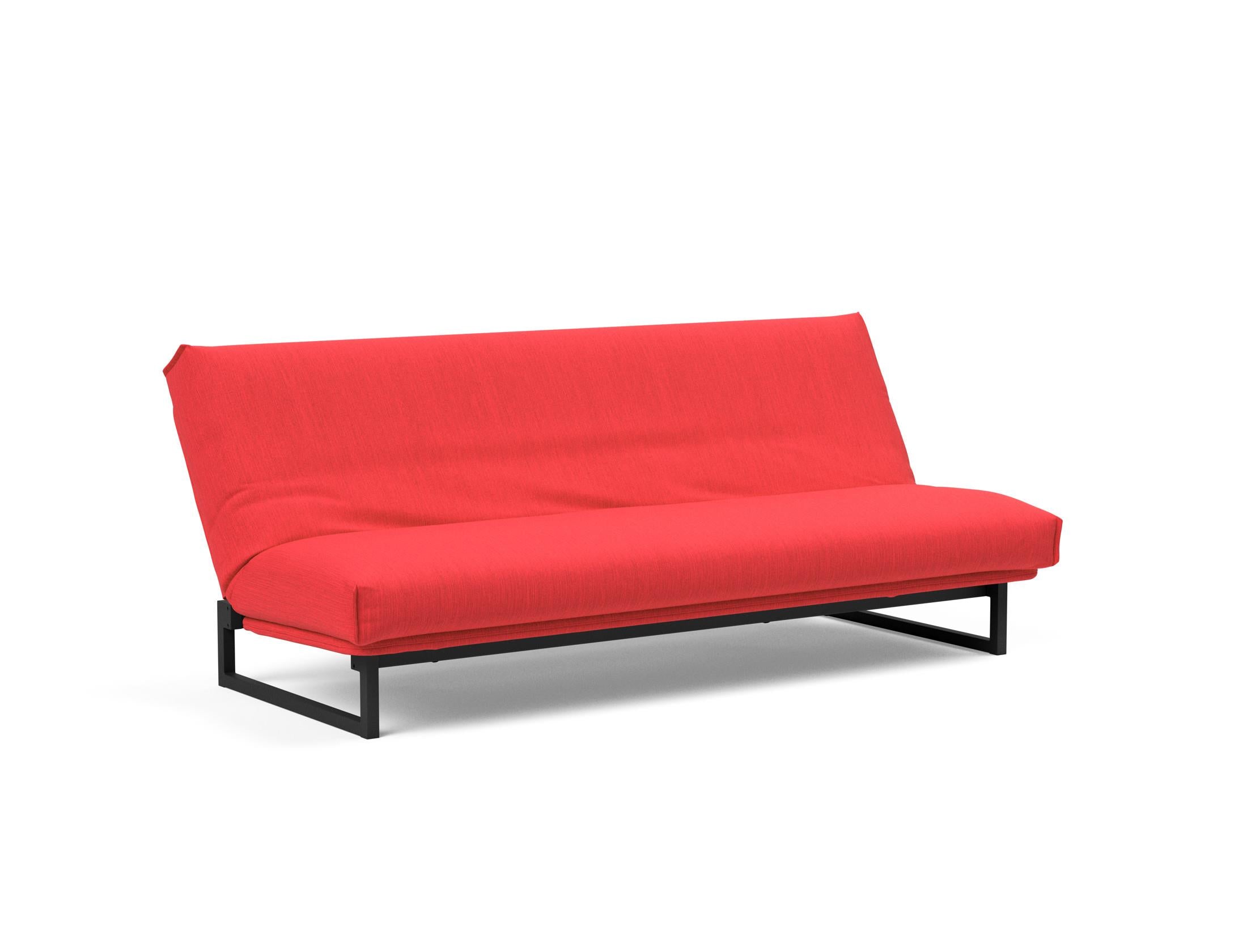 Fraction 120 Bettsofa: Elegantes Schlafsofa mit anpassbarem Design, abnehmbarem Nordic-Bezug und Soft Spring Matratze für höchsten Komfort.