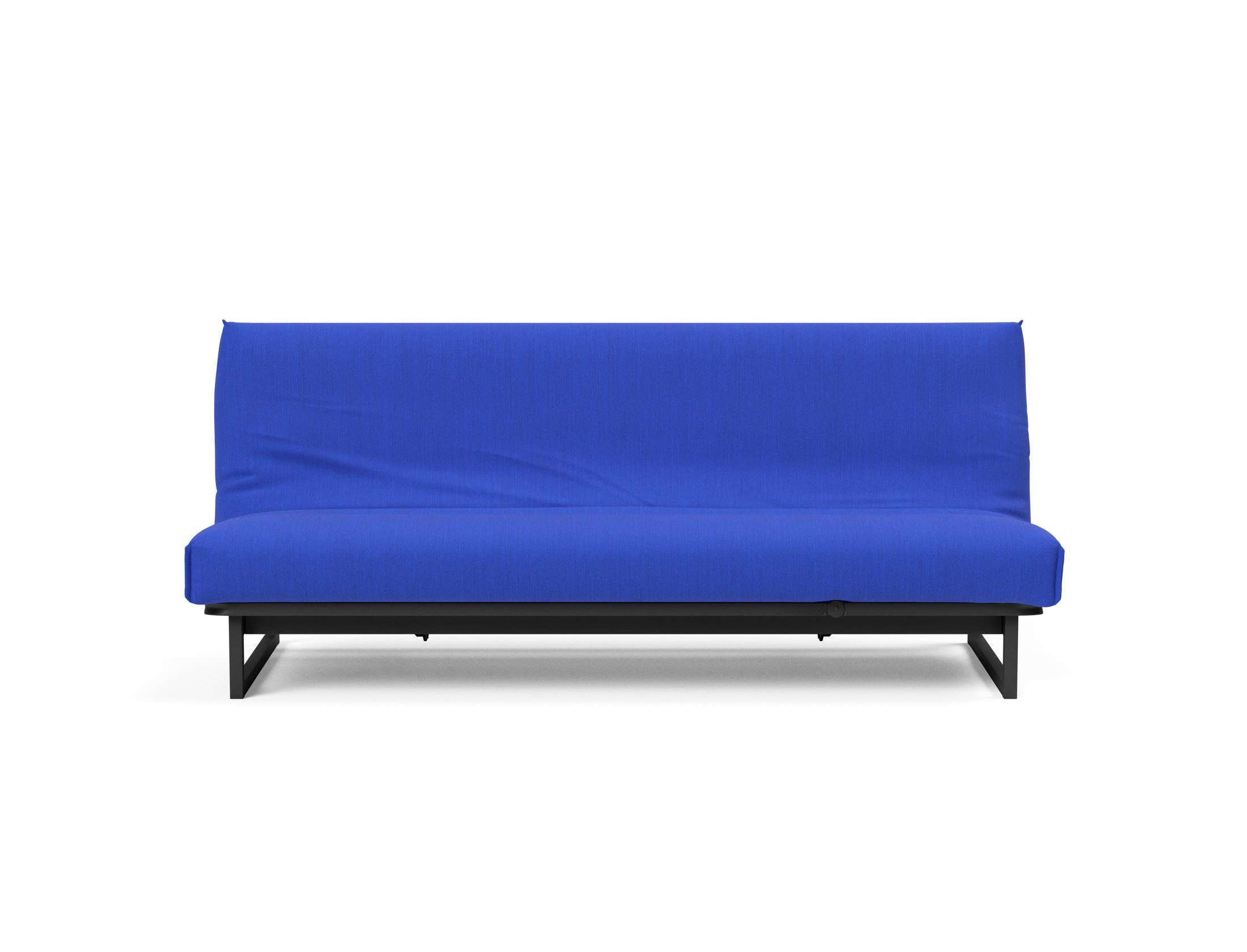 Fraction 120 Bettsofa Nordic Cover: stilvolles, platzsparendes Sofa mit bequemer Soft Spring-Matratze, perfekt für Gäste und kleine Wohnungen.