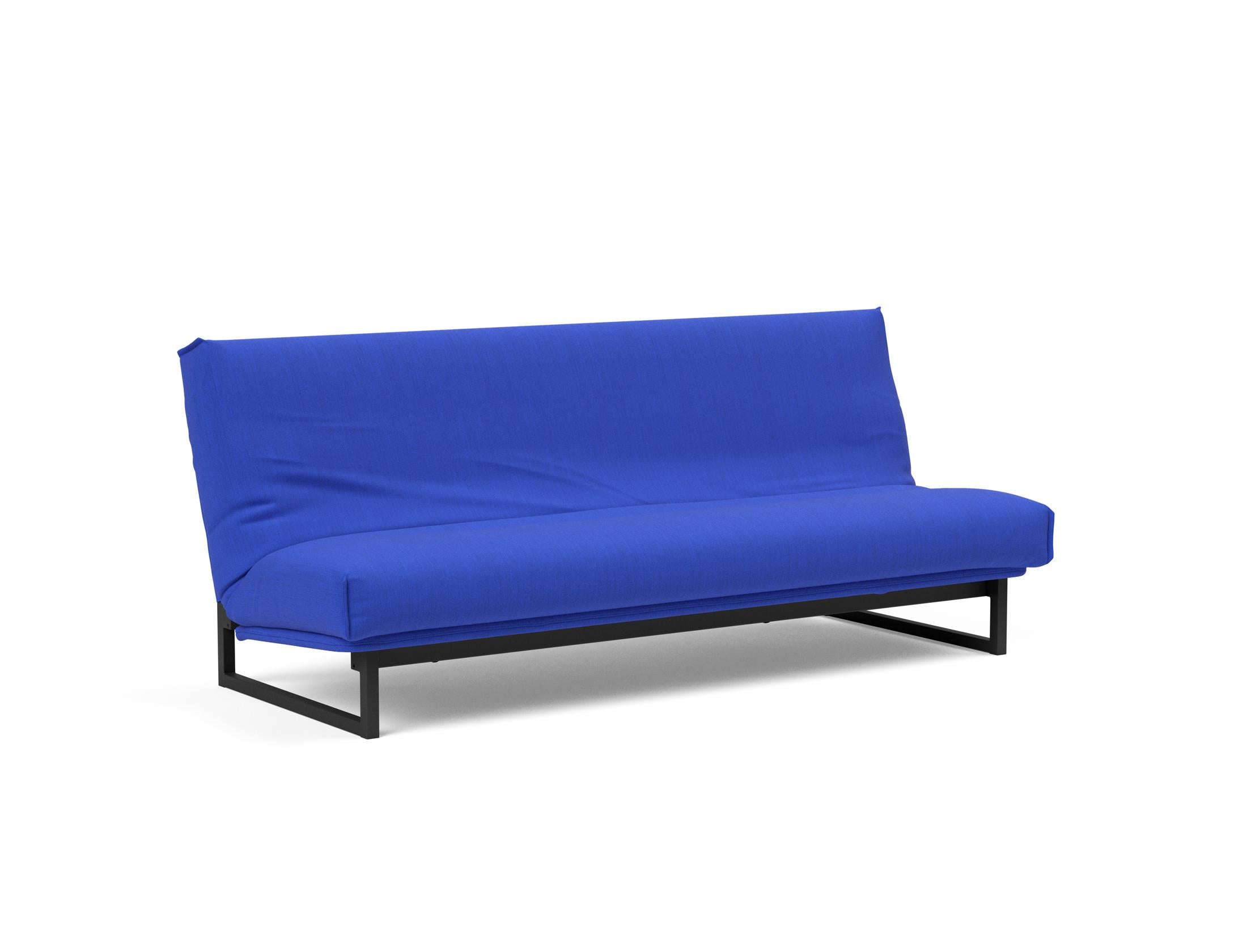 Fraction 120 Bettsofa: Elegantes Schlafsofa mit abnehmbarem Nordic-Bezug und komfortabler Soft Spring Matratze für entspannte Nächte und stilvolles Wohnen.