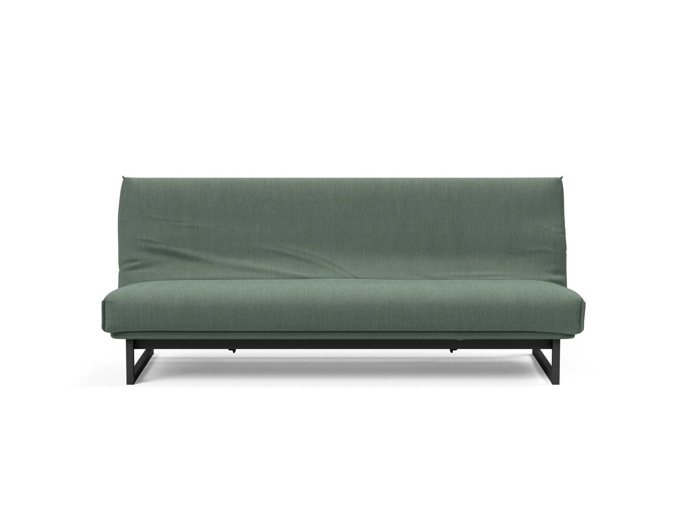 Fraction 120 Bettsofa: Elegantes Schlafsofa mit abnehmbarem Nordic-Bezug und komfortabler Soft Spring Matratze für entspannte Nächte und stilvolles Wohnen.