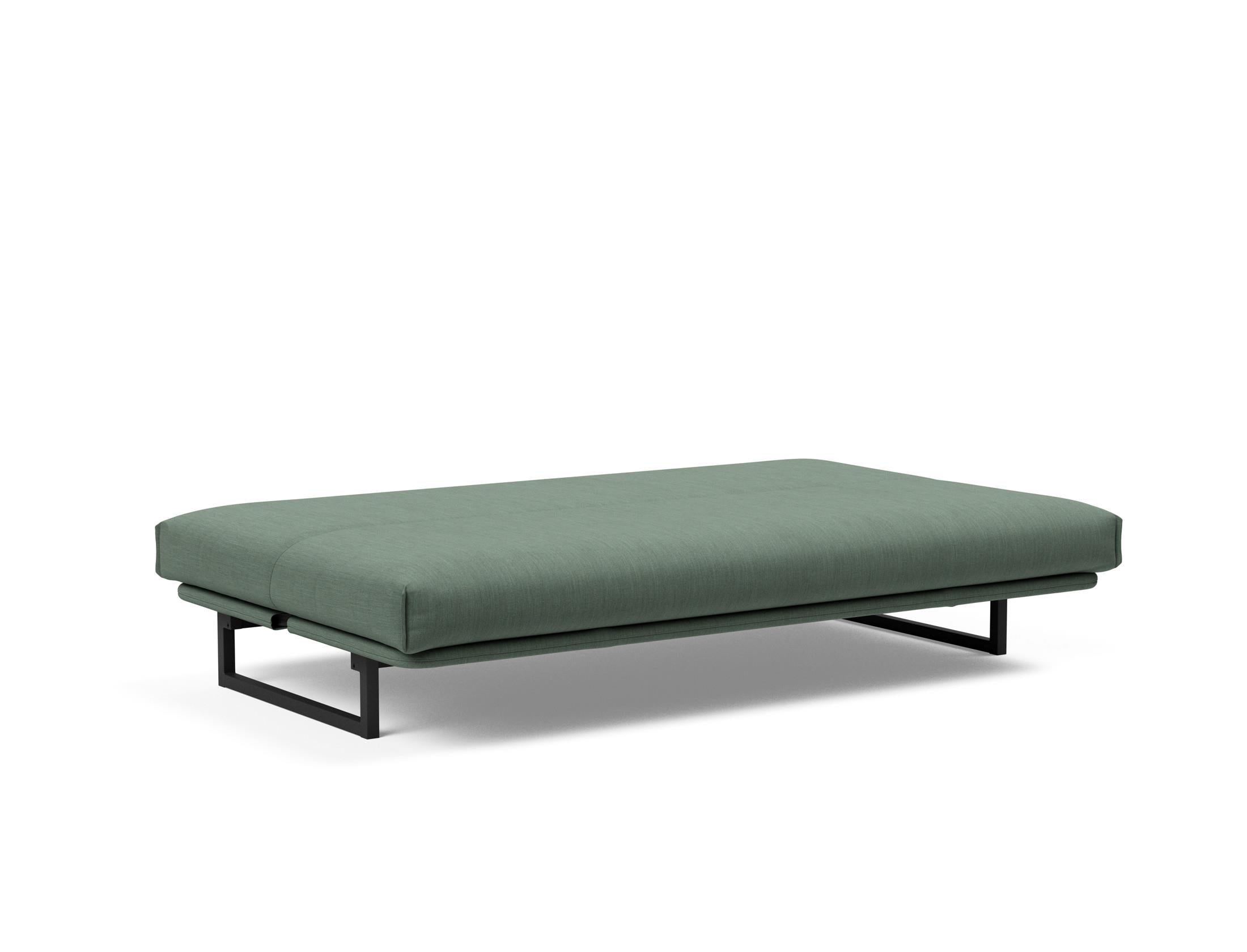 Fraction 120 Bettsofa: Flexibles Schlafsofa mit weichem Nordic-Bezug und innovativer Soft Spring Matratze für ultimativen Komfort und Stil.