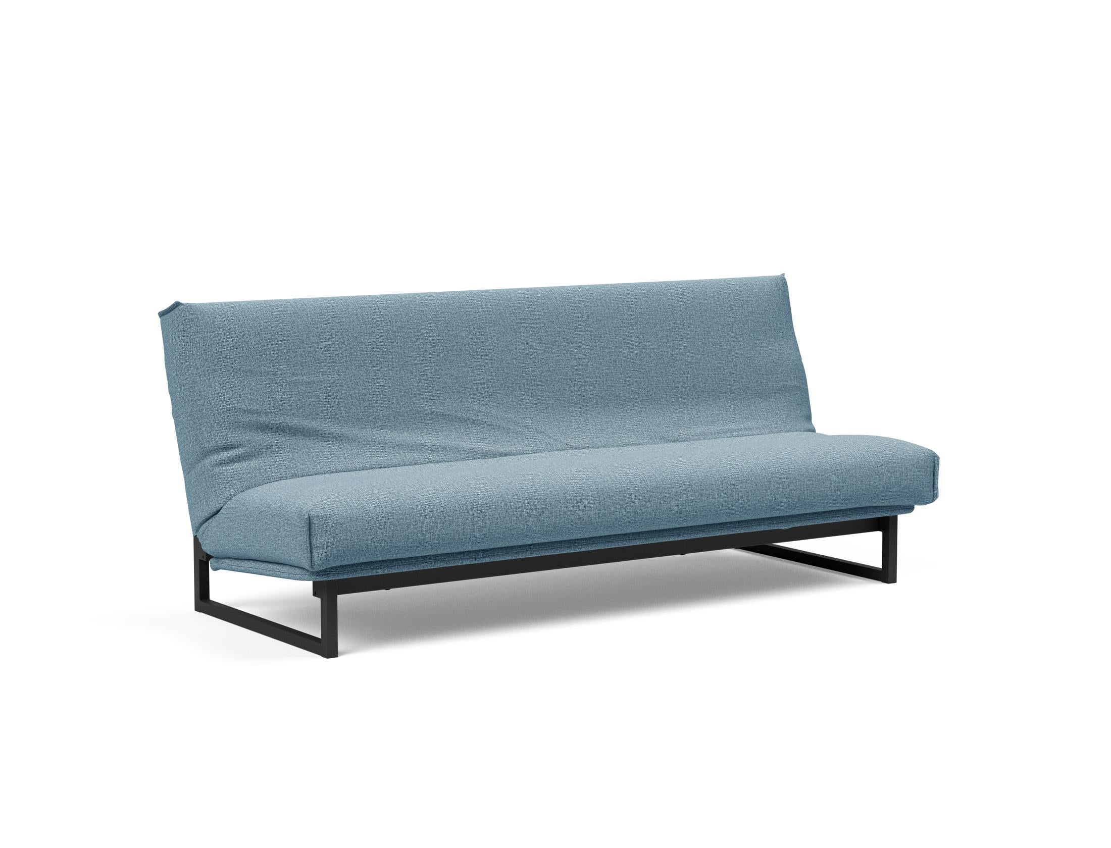 Fraction 120 Bettsofa: Flexibles Schlafsofa mit weichem Nordic-Bezug und innovativer Soft Spring Matratze für ultimativen Komfort und Stil.