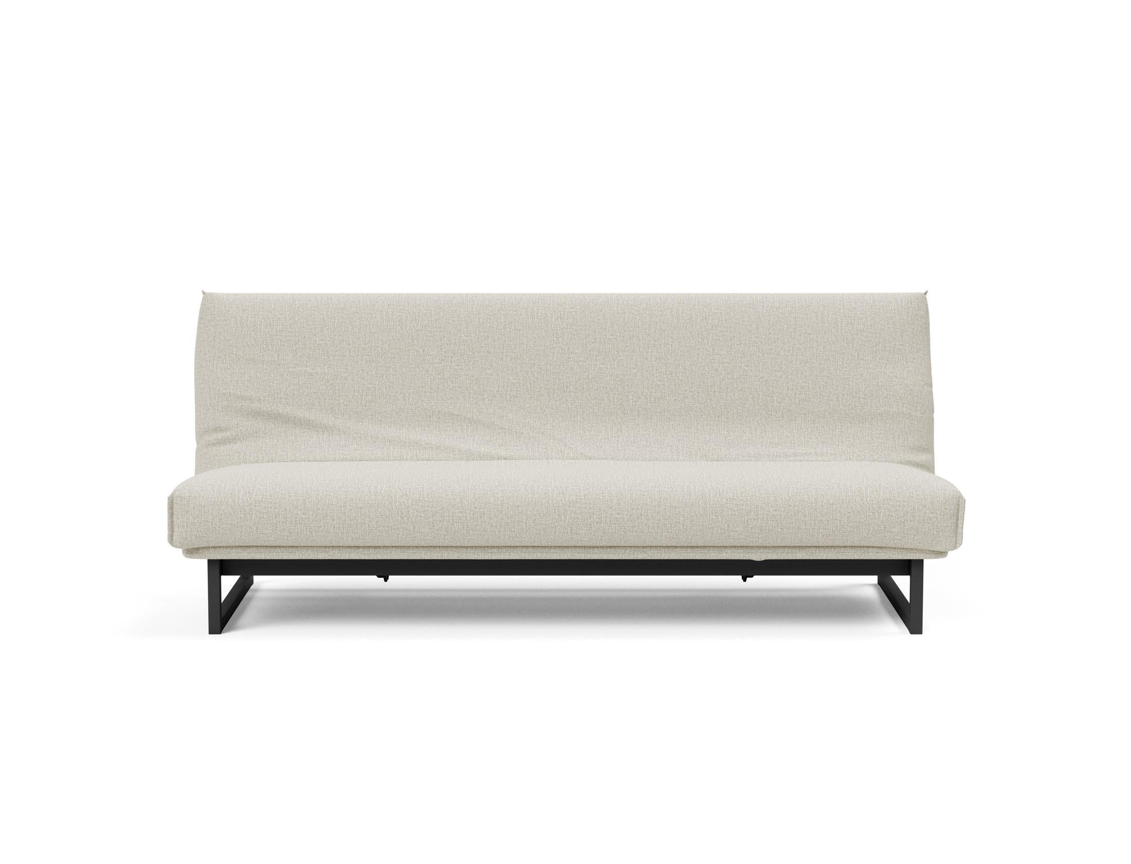 Fraction 120 Bettsofa: Elegantes Schlafsofa mit anpassbarem Design, abnehmbarem Nordic-Bezug und Soft Spring Matratze für höchsten Komfort.