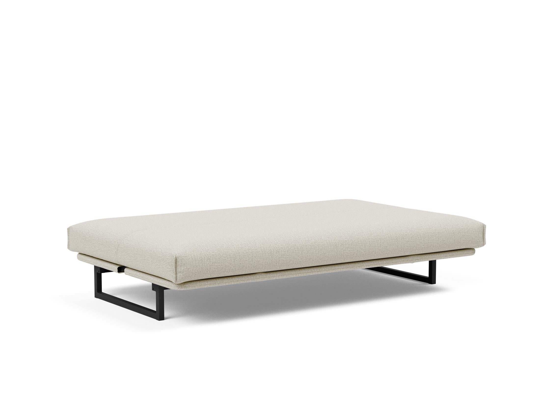 Fraction 120 Bettsofa: Hochwertiges Schlafsofa mit flexiblem Design, abnehmbarem Bezug und extra weicher Matratze für ultimativen Komfort.