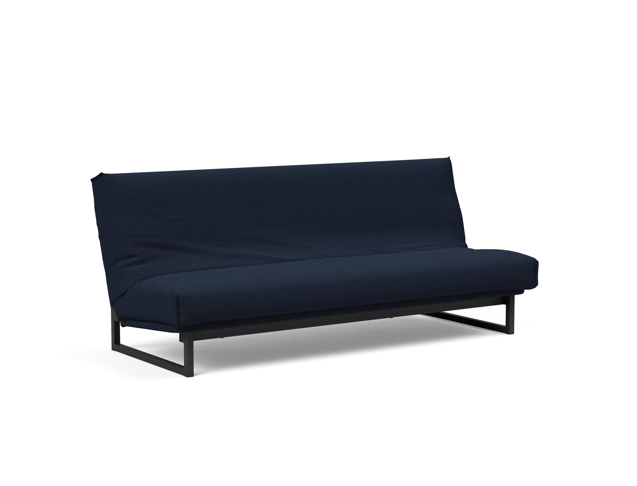 Fraction 120 Bettsofa: Flexibles Schlafsofa mit weichem Nordic-Bezug und innovativer Soft Spring Matratze für ultimativen Komfort und Stil.