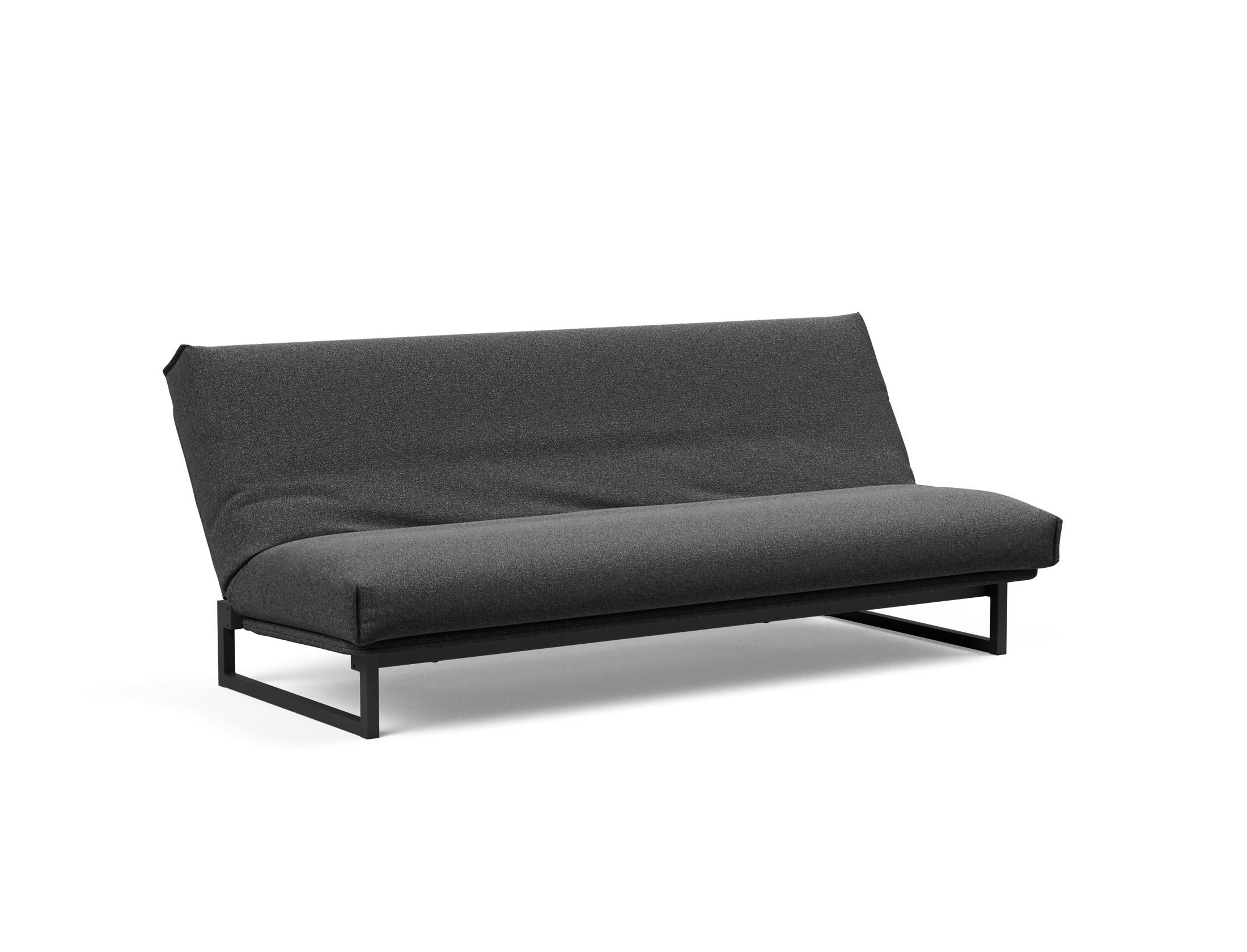 Fraction 120 Bettsofa: Elegantes Schlafsofa mit anpassbarem Design, abnehmbarem Nordic-Bezug und Soft Spring Matratze für höchsten Komfort.