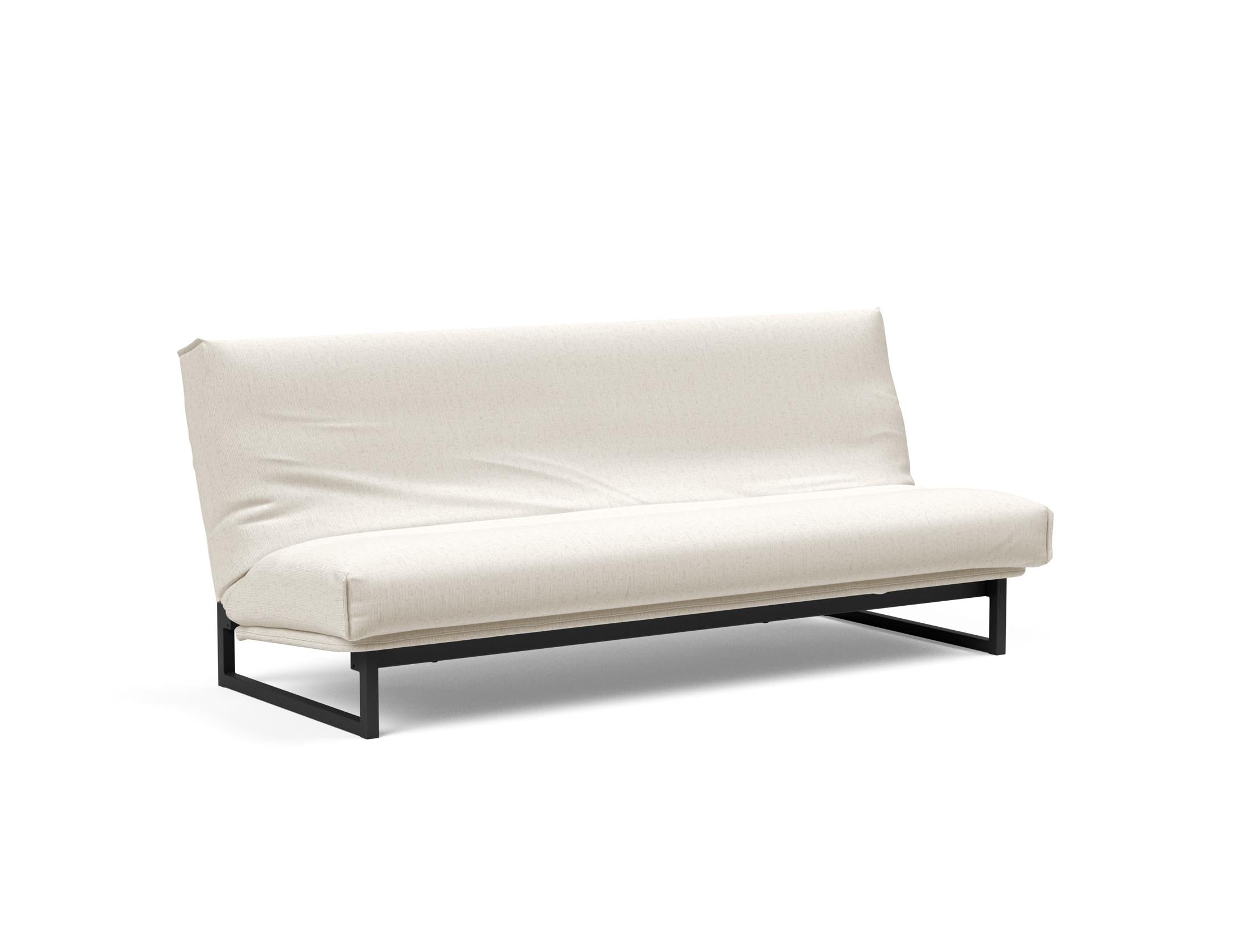 Fraction 120 Bettsofa: Elegantes Schlafsofa mit anpassbarem Design, abnehmbarem Nordic-Bezug und Soft Spring Matratze für höchsten Komfort.