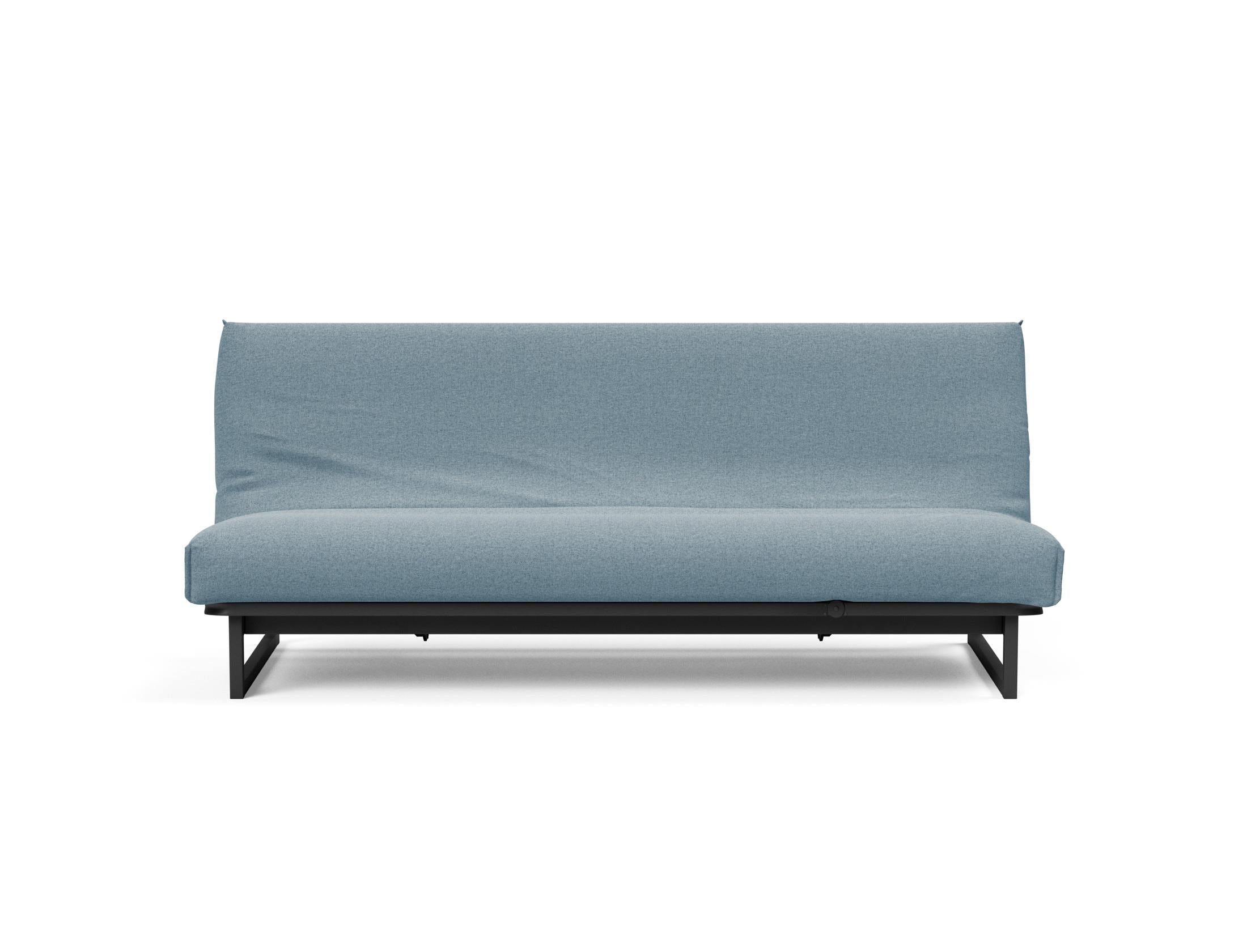 Stylisches Fraction 120 Bettsofa mit Nordic Cover von Innovation Living, ideal für entspannte Momente und flexible Wohnraumgestaltung.