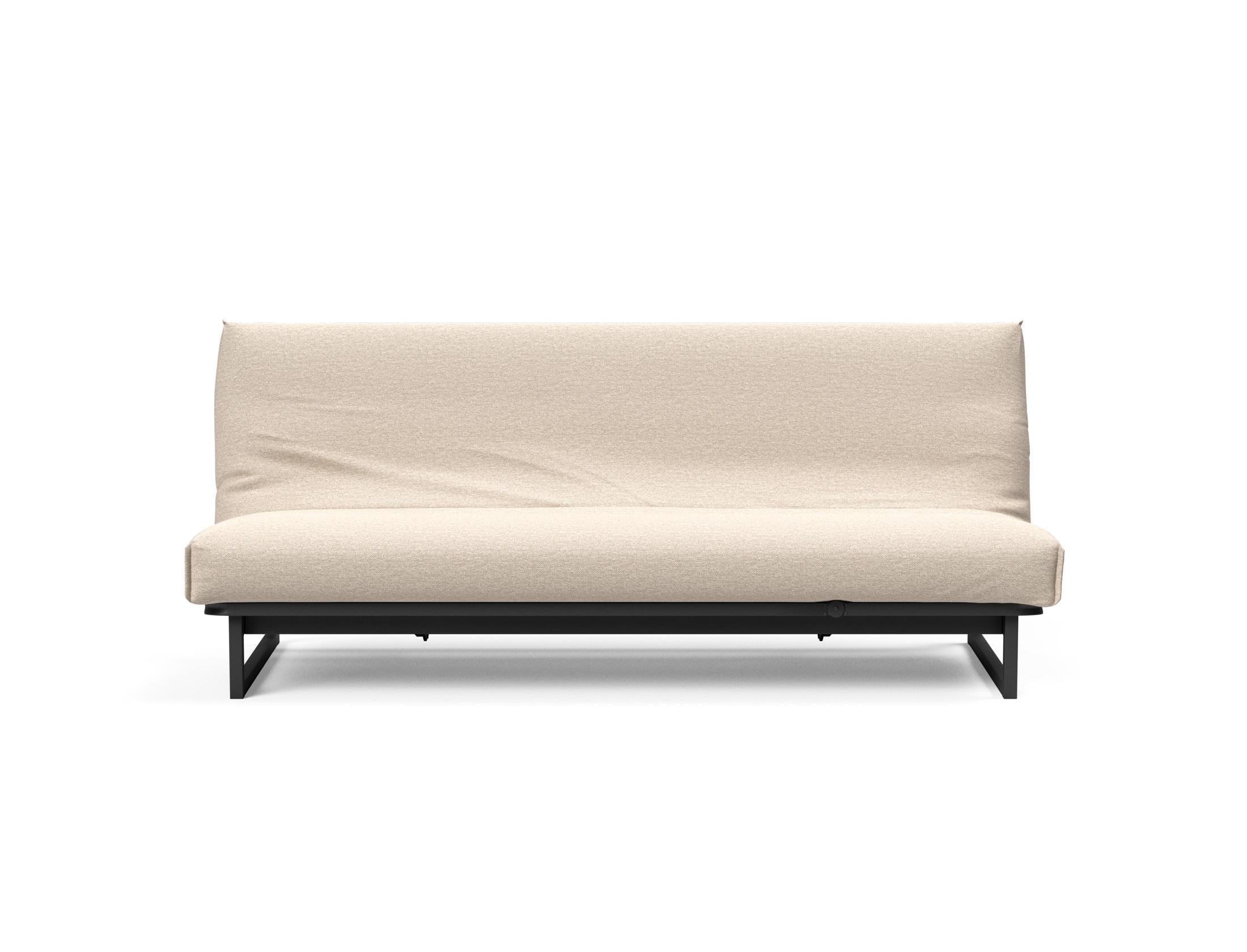 Stylisches Fraction 120 Bettsofa mit Nordic Cover, ideal für entspannte Stunden und flexible Wohnkonzepte.