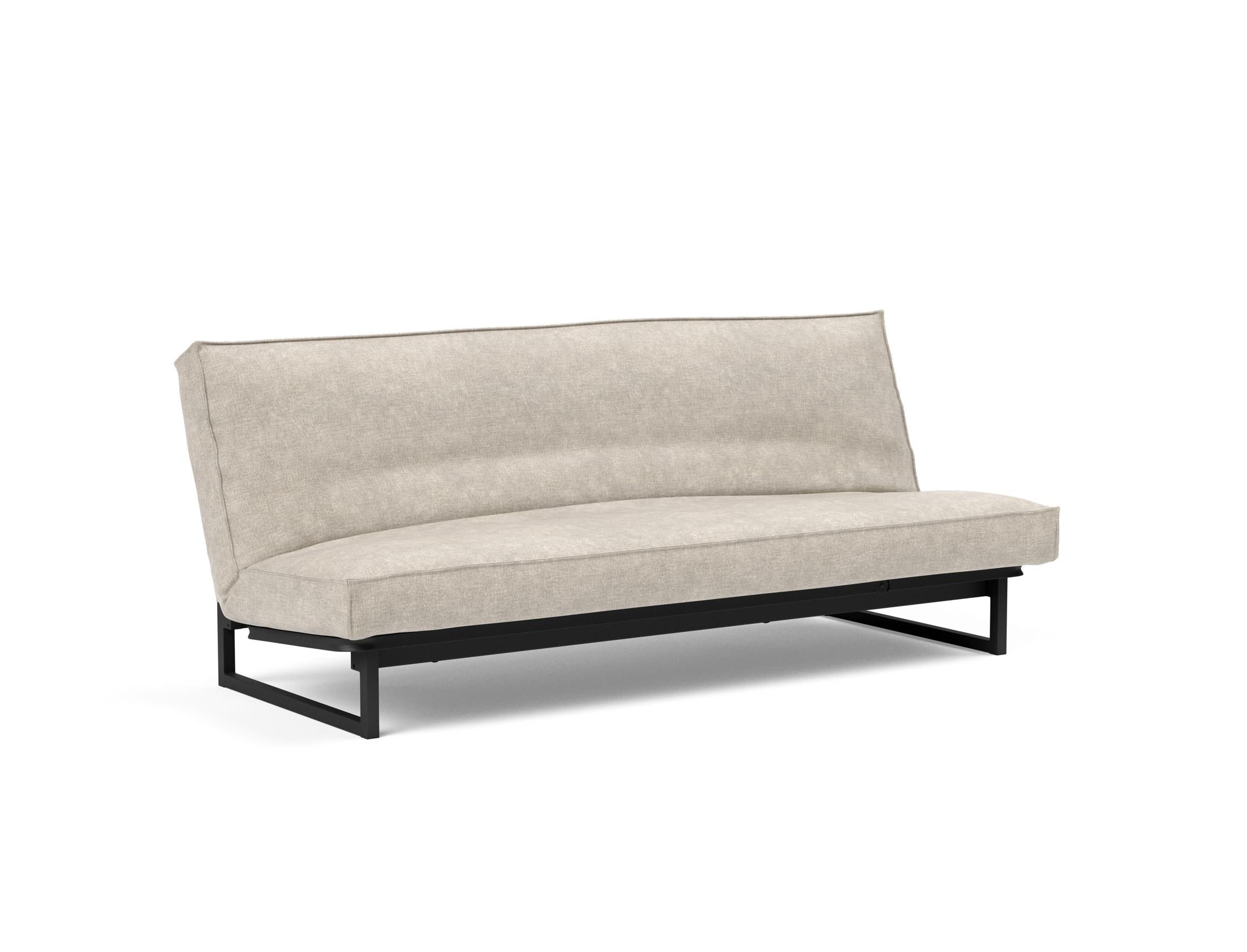 Entdecken Sie das Fraction 120 Bettsofa Sharp Plus Cover Soft Spring von Innovation Living – stilvoll, platzsparend und perfekt für Ihr Zuhause.