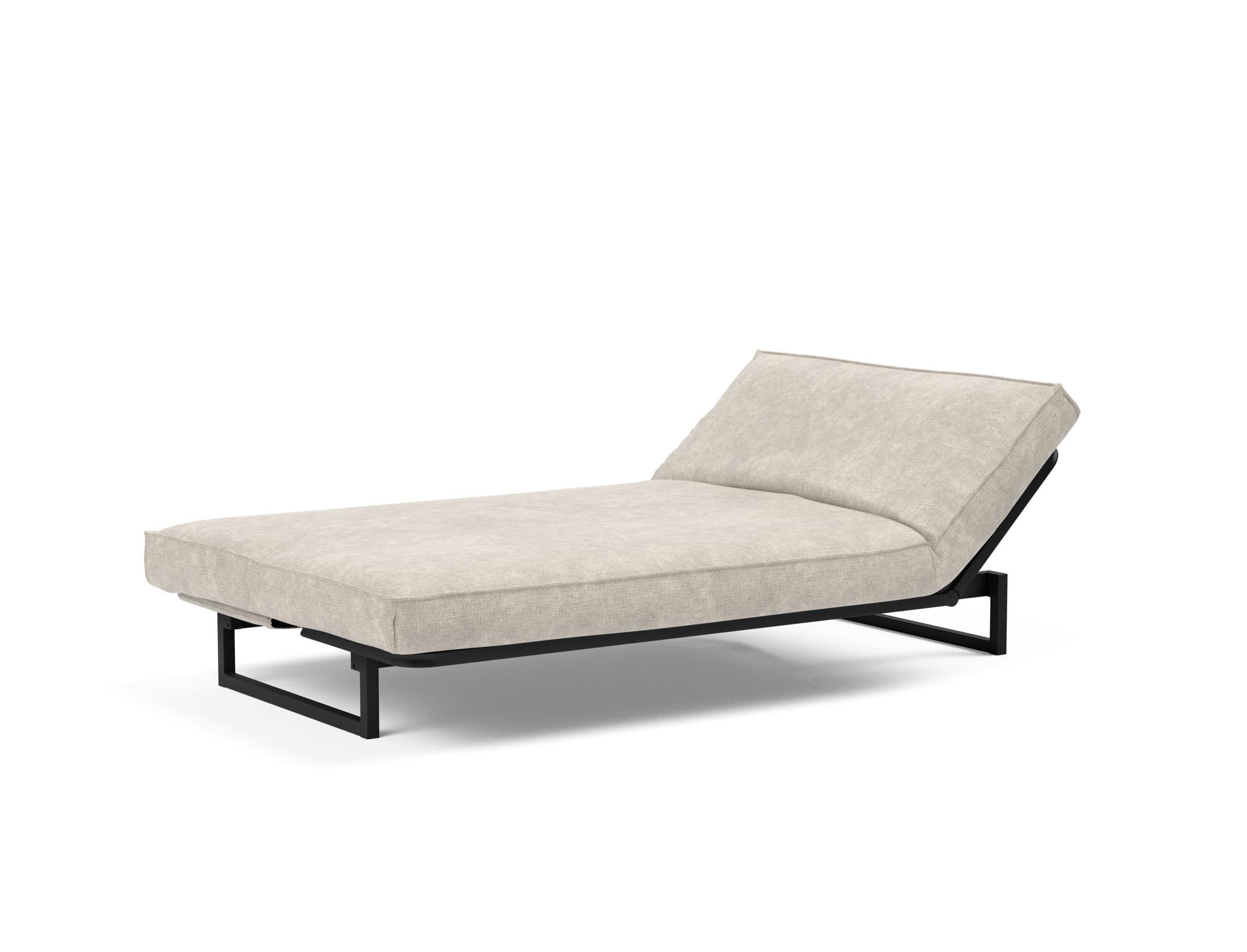 Erleben Sie das Fraction 120 Bettsofa Sharp Plus Cover Soft Spring von Innovation Living – ein elegantes, platzsparendes Sofa mit herausragendem Komfort und Funktionalität.