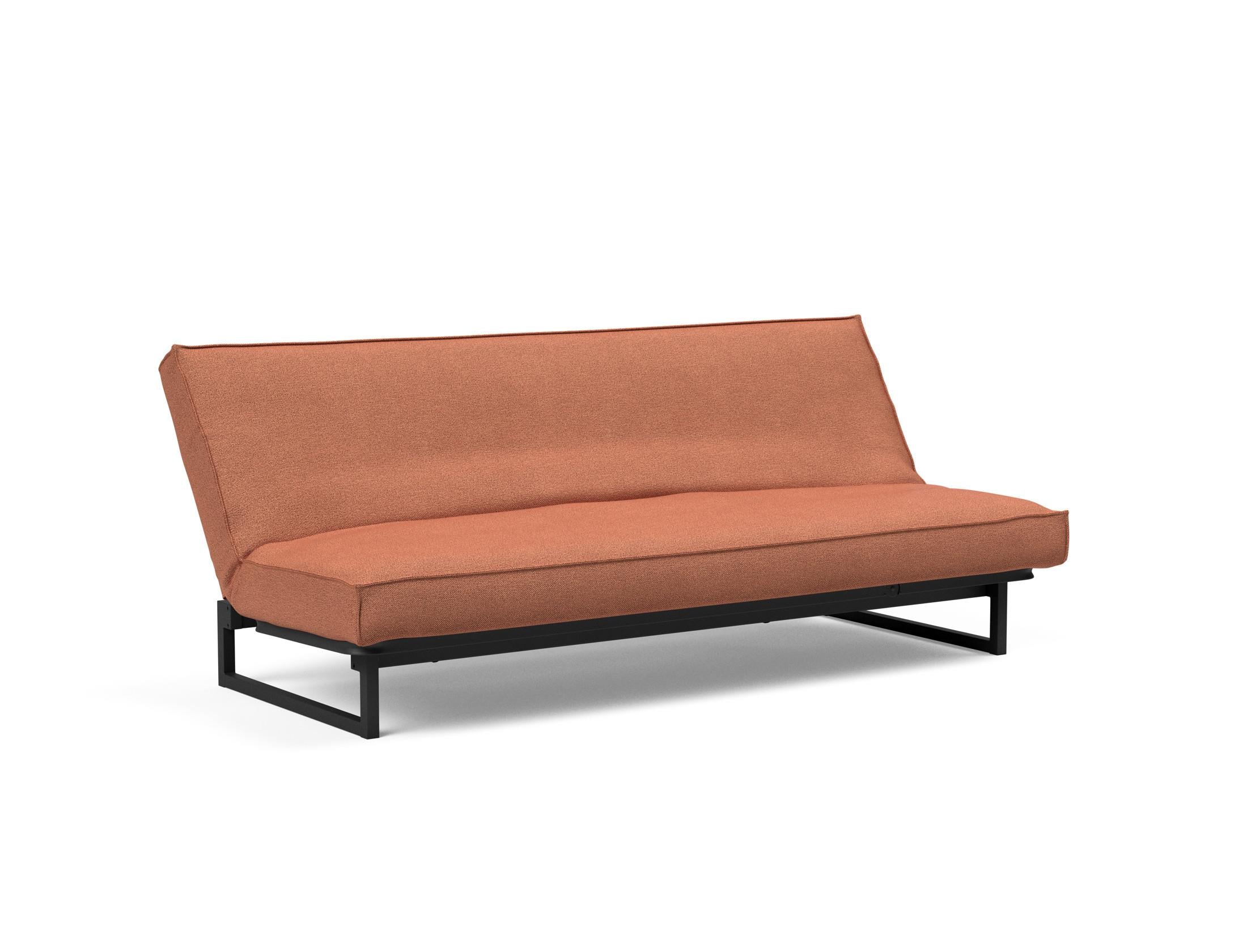 Entdecken Sie das Fraction 120 Bettsofa Sharp Plus Cover Soft Spring von Innovation Living – ein stilvolles, multifunktionales Sofa, perfekt für kompakte Wohnräume.
