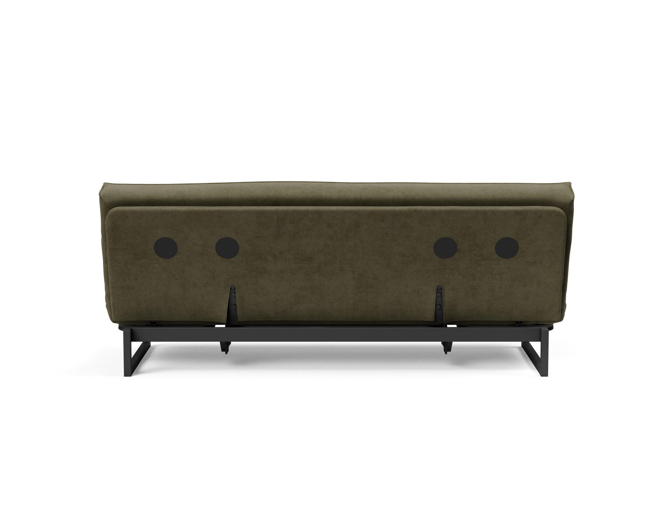 Entdecken Sie das Fraction 120 Bettsofa Sharp Plus Cover Soft Spring von Innovation Living – stilvoll, platzsparend und perfekt für Ihr Zuhause.